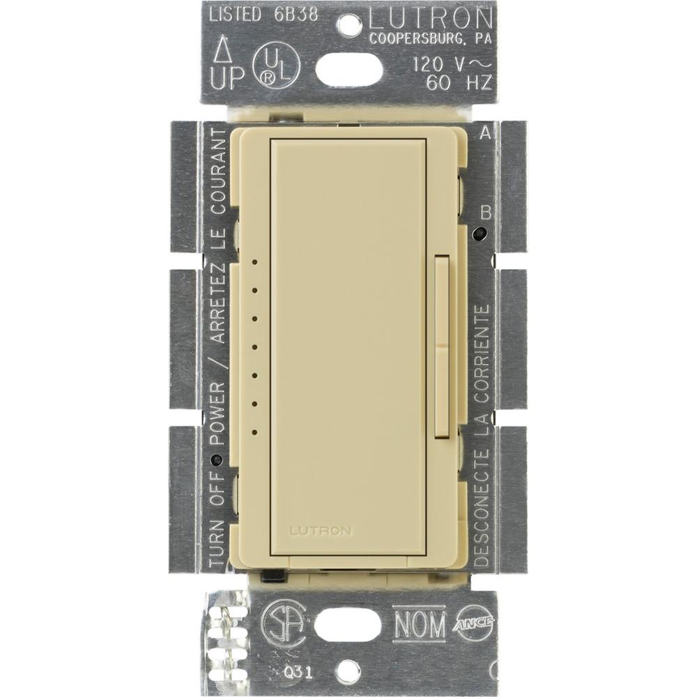 Lutron MAELV-600-IV Maestro Electronic Low Voltage Multi-Location Touch Light dimmer switch Ivory