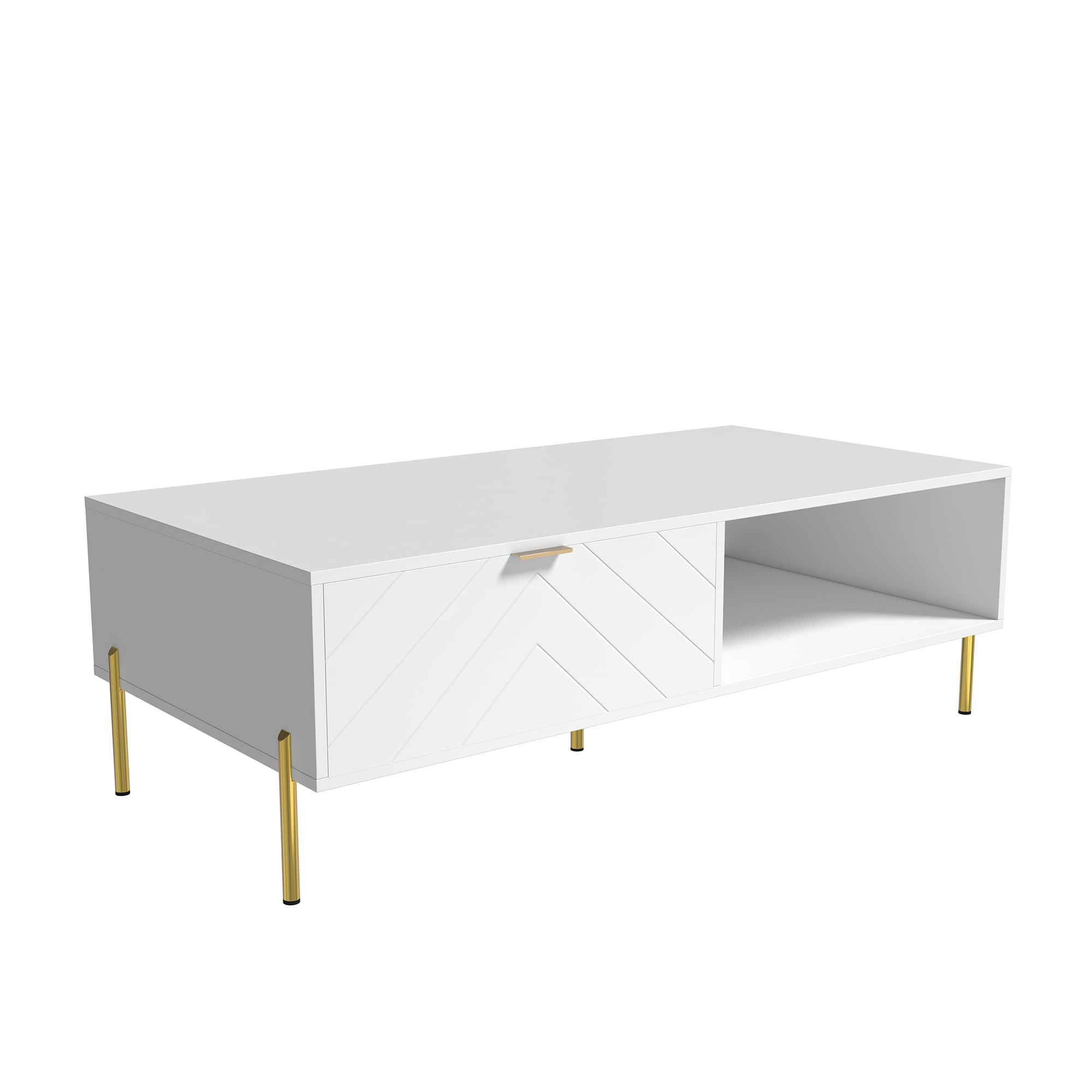 Clihome CL02WC011WH Coffee-Tables - View #2