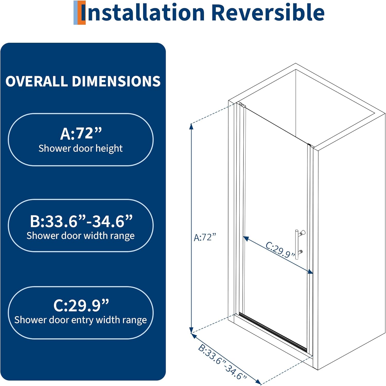 Qeetex CBDPTH-336STW7X Shower-Doors - View #2