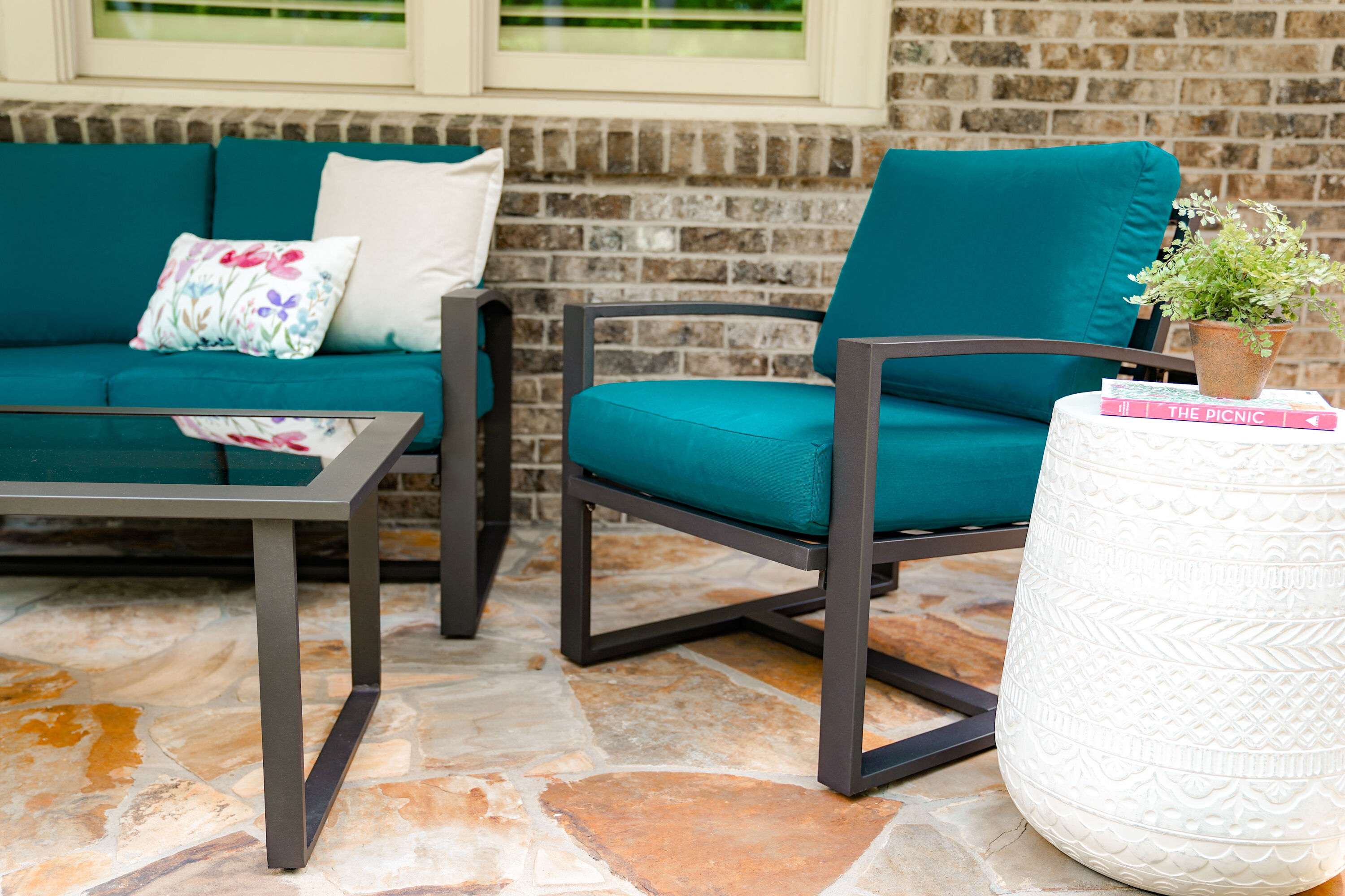 Leisure Made 967003-PEA Patio-Conversation-Sets - View #5