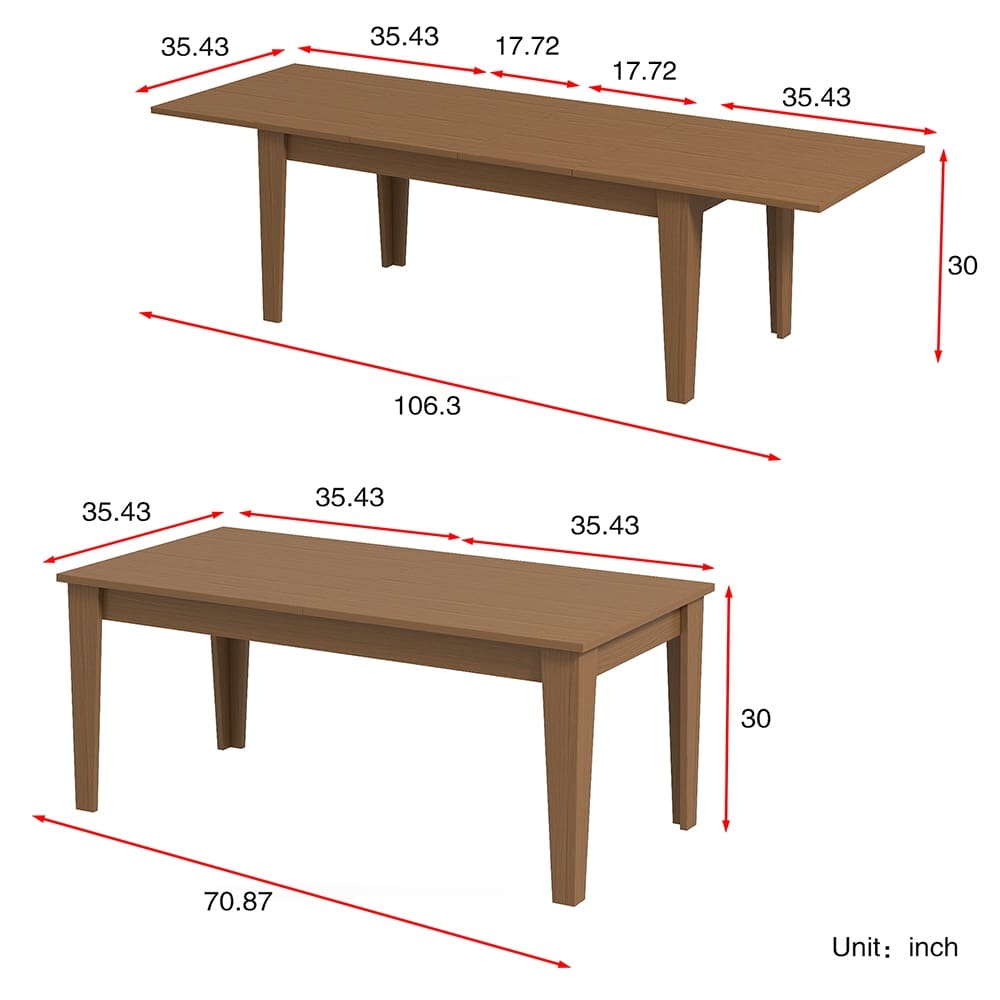 Coolbibila REX-TABLE-OAK Dining-Tables - View #3