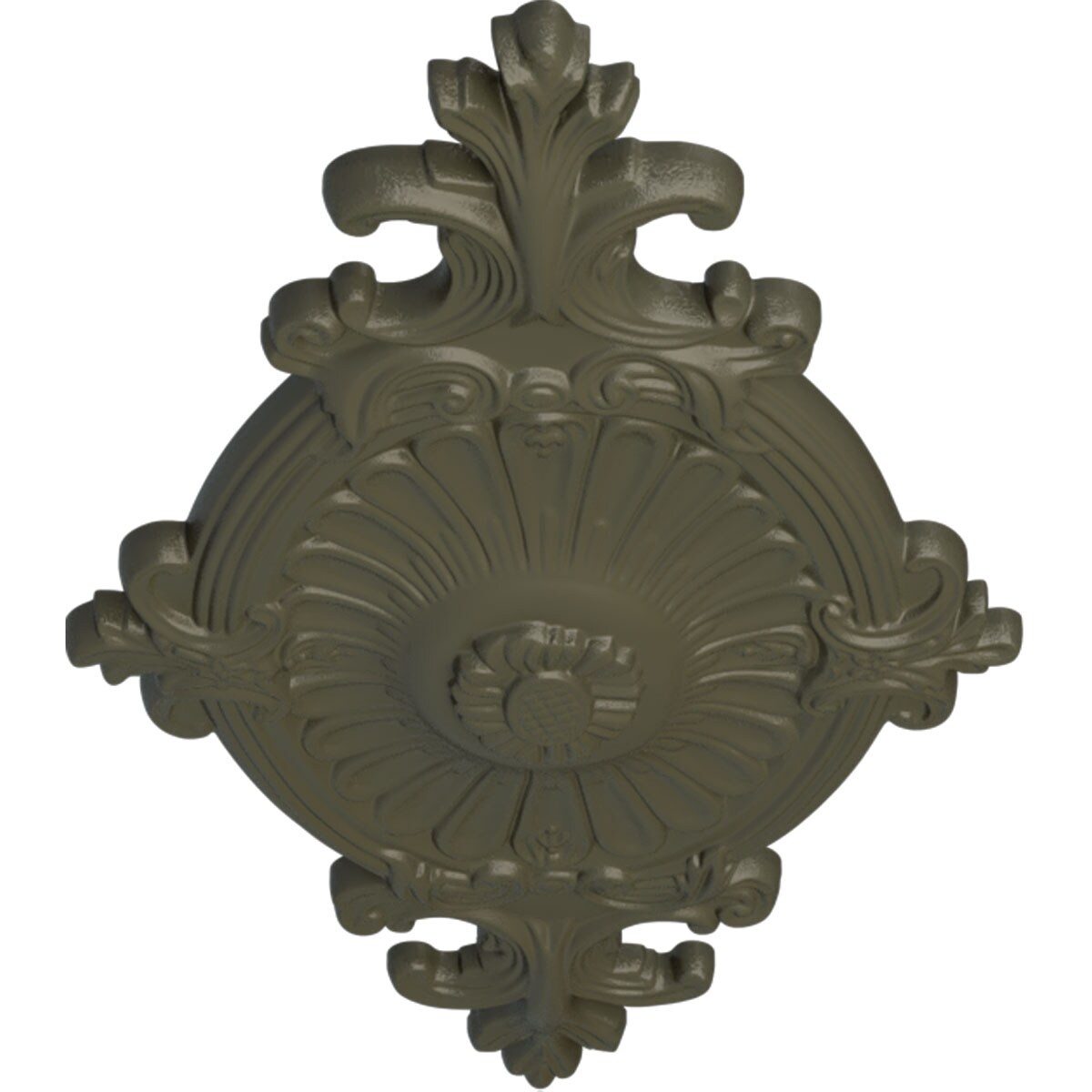 Ekena Millwork CM23RO1WHF Ceiling-Medallions - View #2
