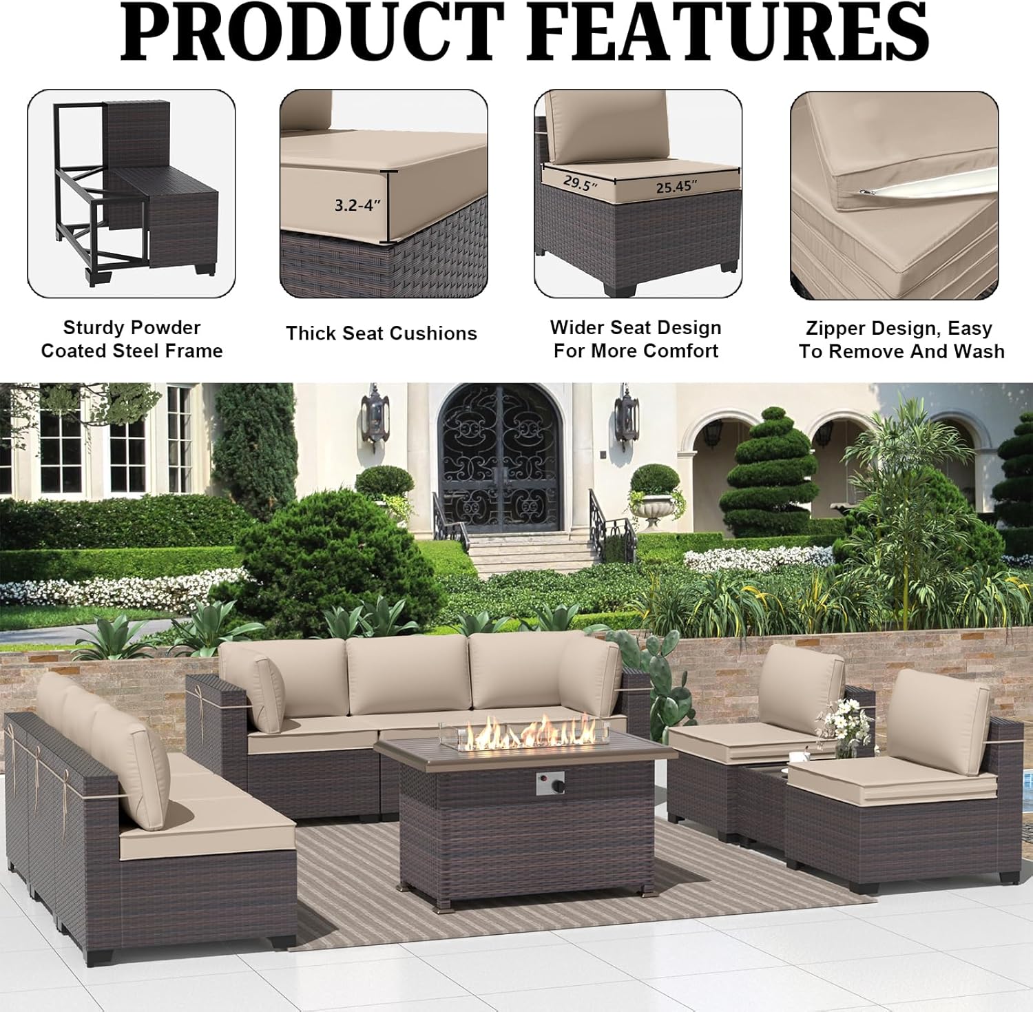 ALAULM LS-A2BC+1-SAND Patio-Conversation-Sets - View #2