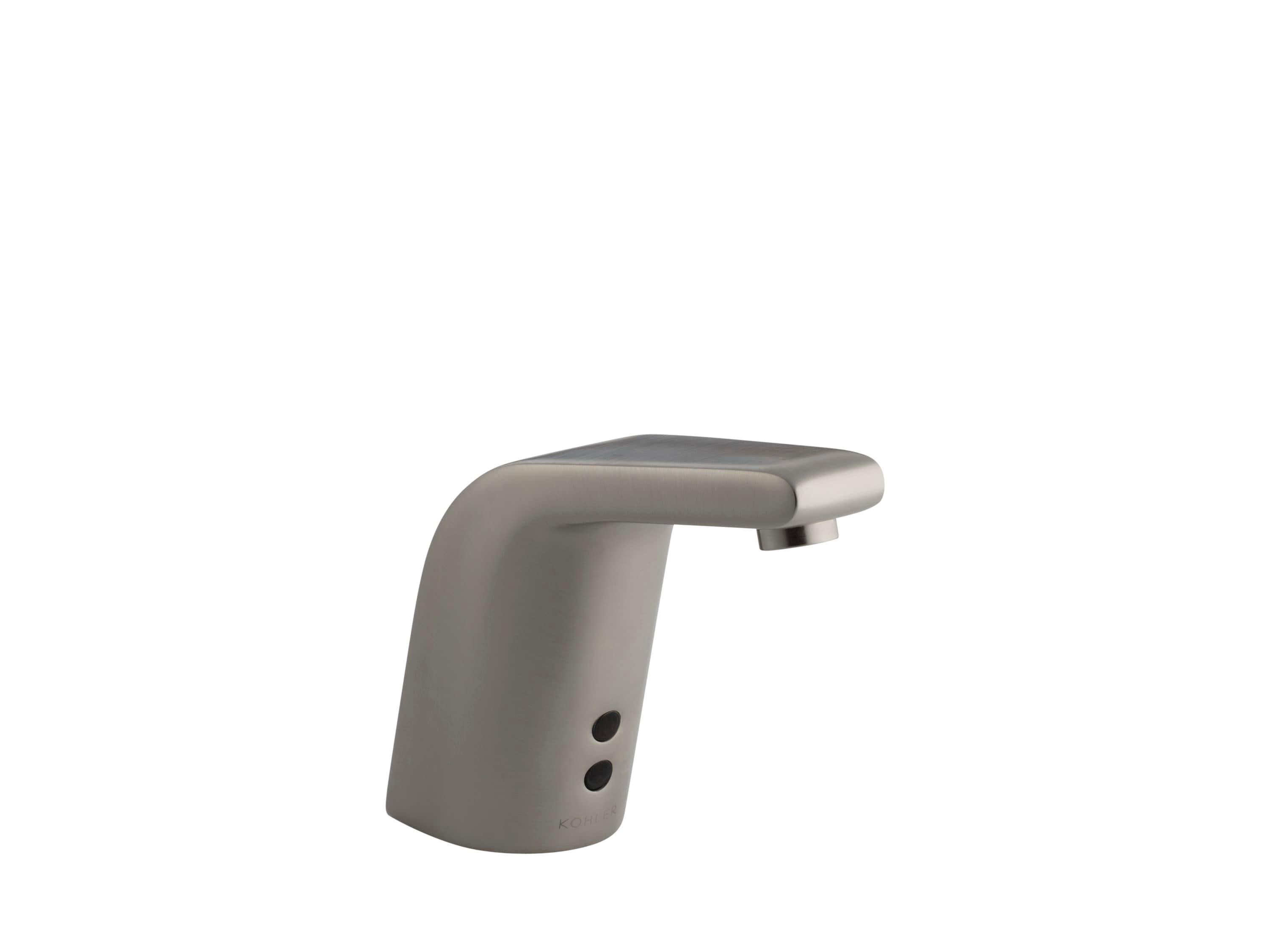 KOHLER 13460-VS Insight Vibrant Stainless Single hole Touchless Low-arc Commercial Touchless Bathroom Sink Faucet