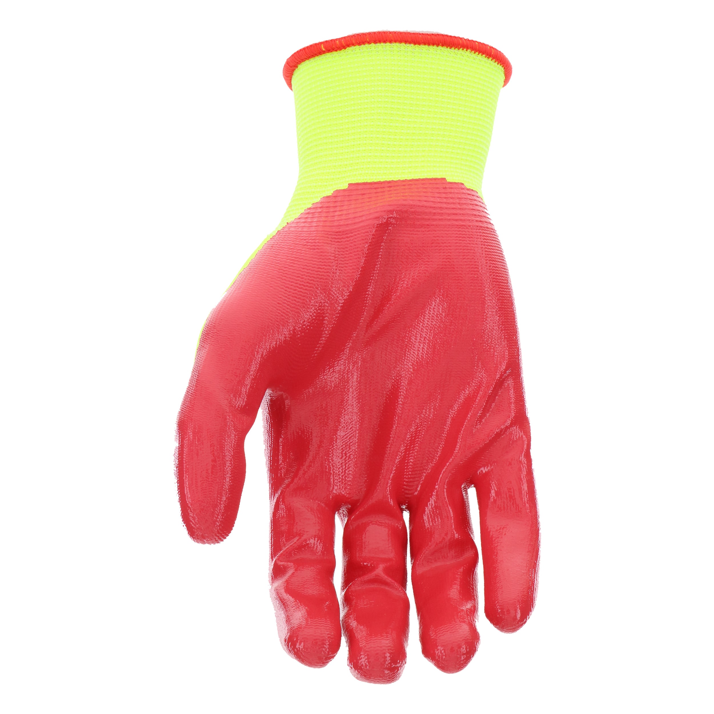 West Chester Large Yellow Nitrile Dipped Polyester Gloves, (5-Pairs) in the  Work Gloves department at
