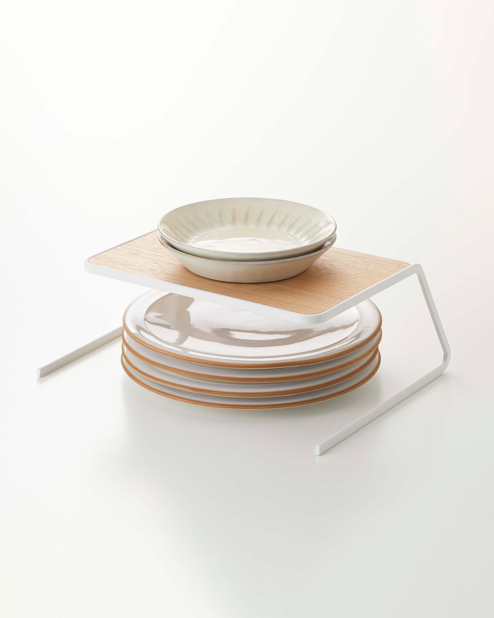 Yamazaki Dish Riser - Small - Steel + Wood
