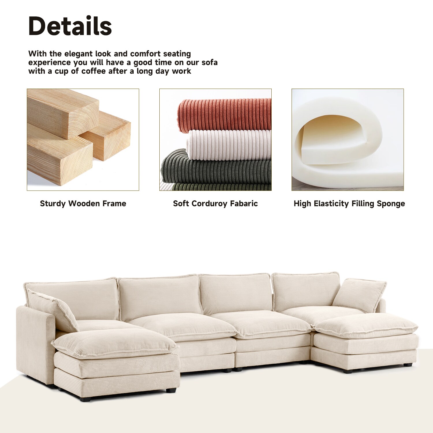 JEAREY HNBYZTY-BLACK Sofas-Loveseats - View #3