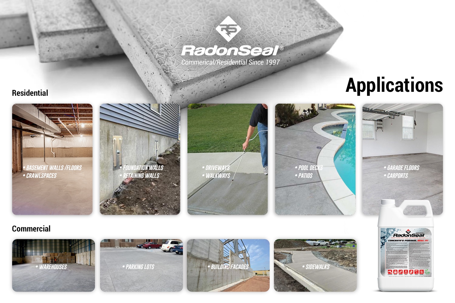 RadonSeal 102 Concrete-Coatings - View #4