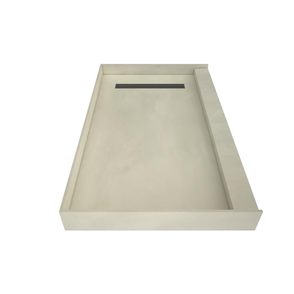 Tile Redi 42 In W X 60 In L Made For Tile Single Threshold Rectangle Shower Pan Base With 4 5 In