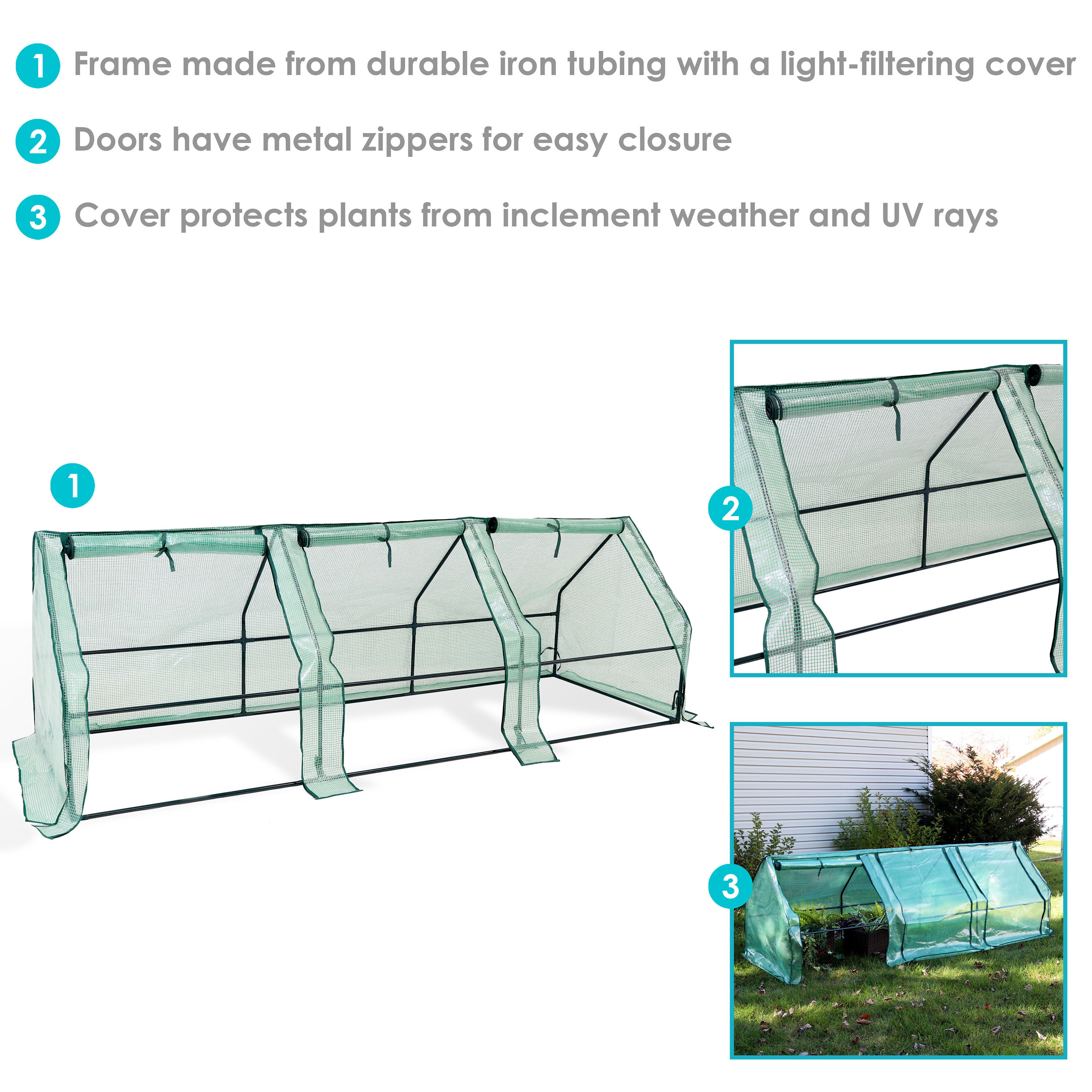 Sunnydaze Decor HGH-007 greenhouses - View #4