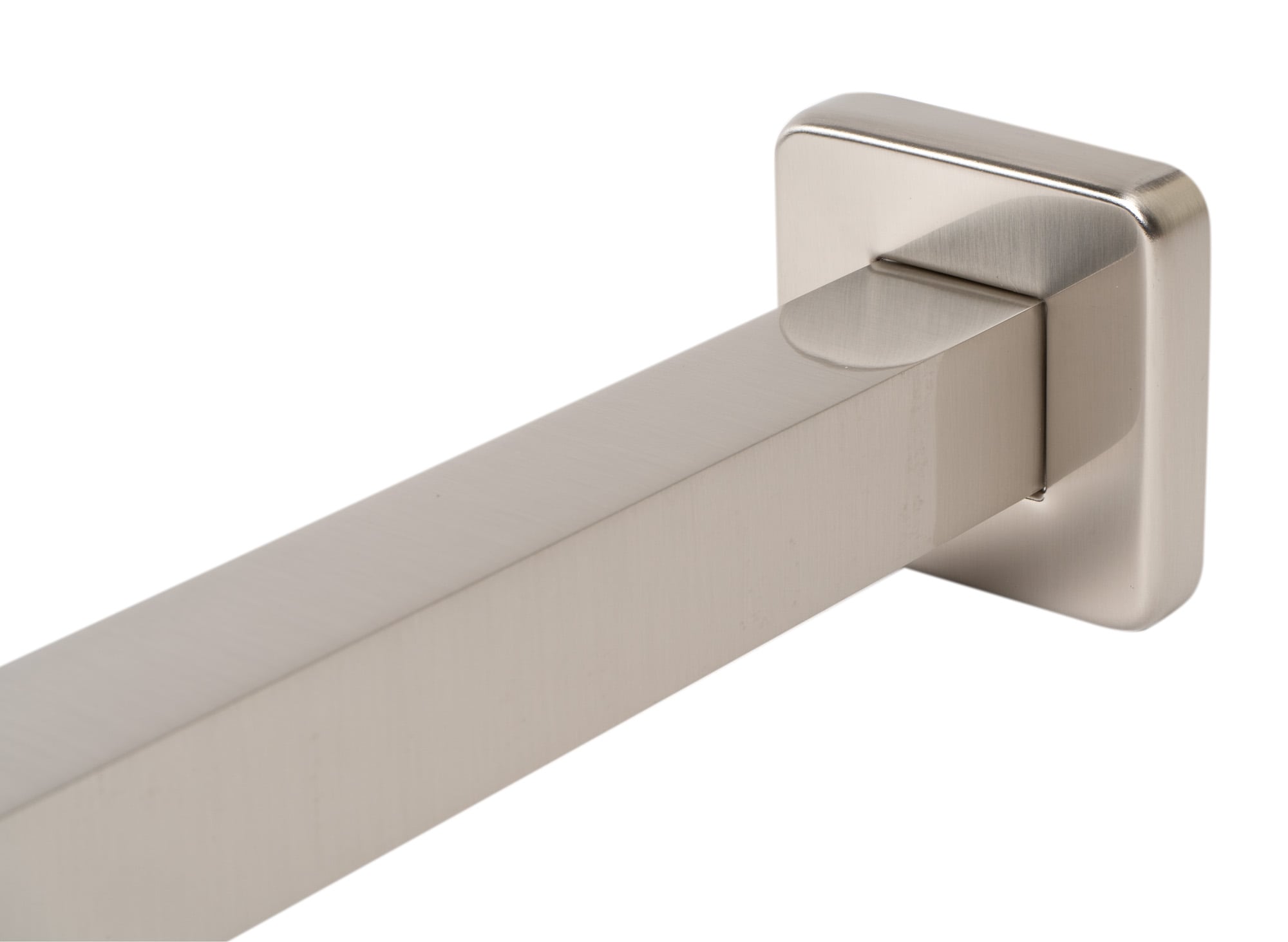 Brushed Nickel 20" Square Wall Mounted Shower Arm