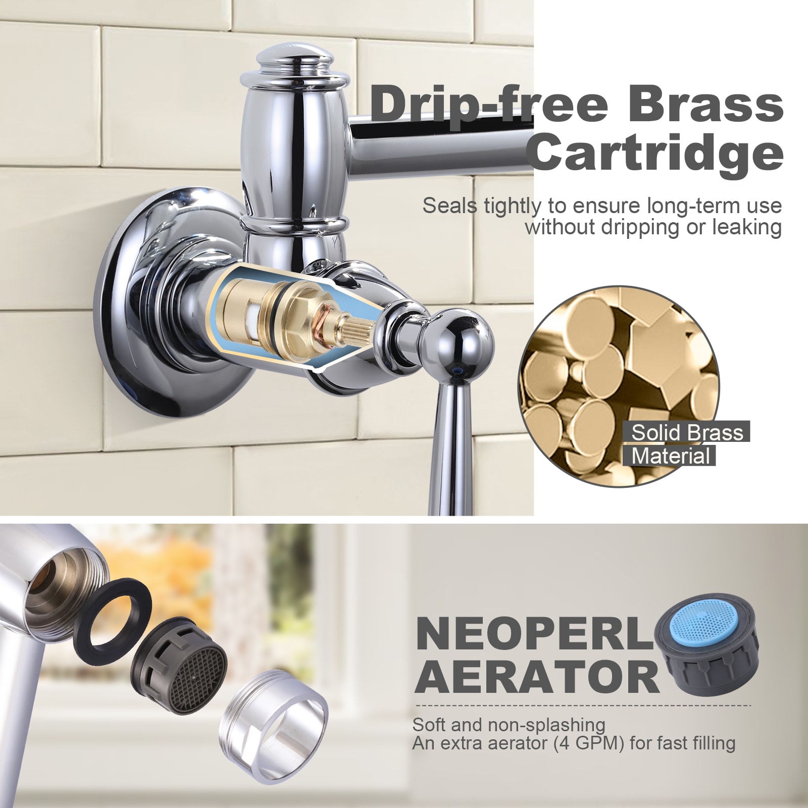 WOWOW 2314900C-LW Kitchen-Faucets - View #5