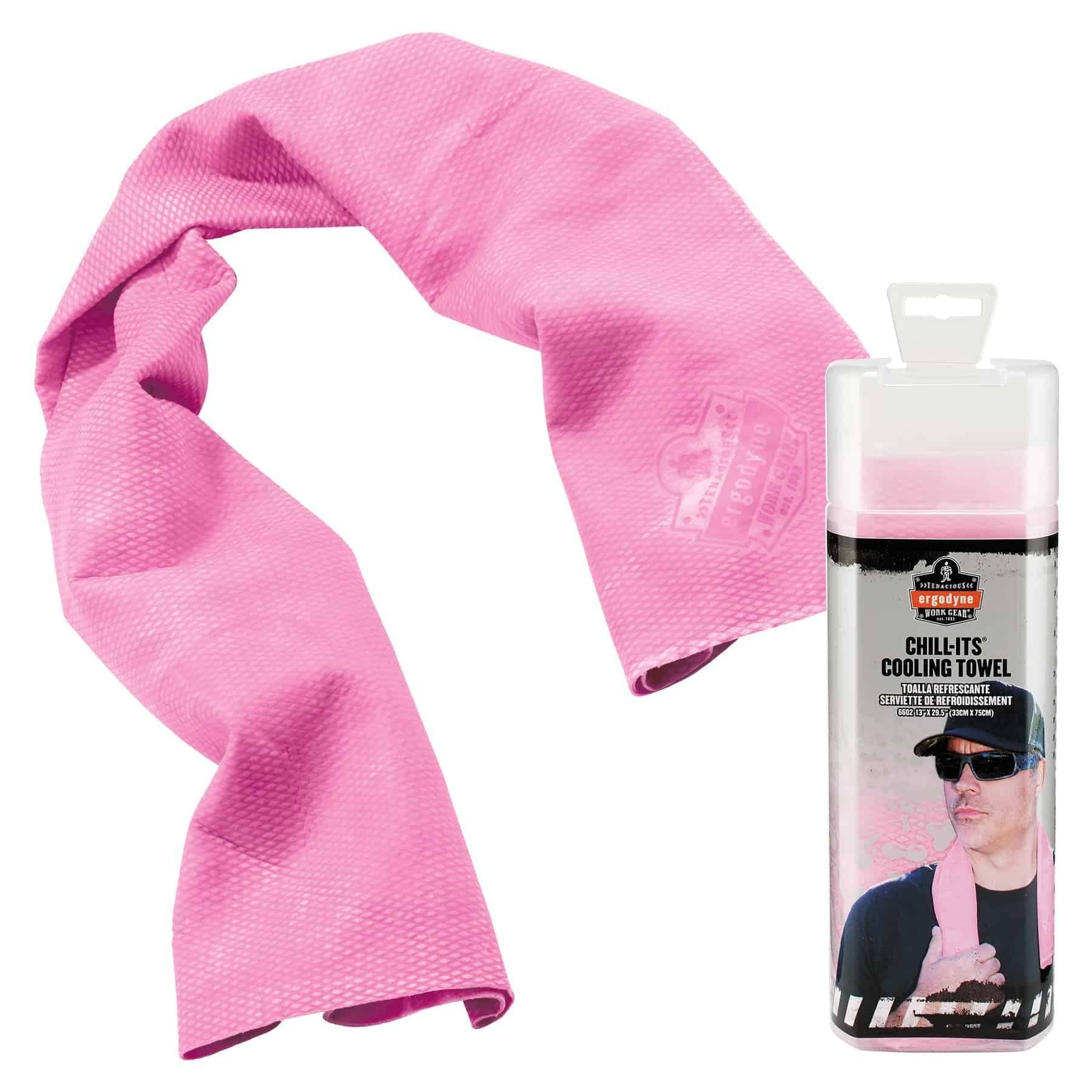 Vacnite Cooling Towel for Instant Relief 100cm x 30 cm Pink 