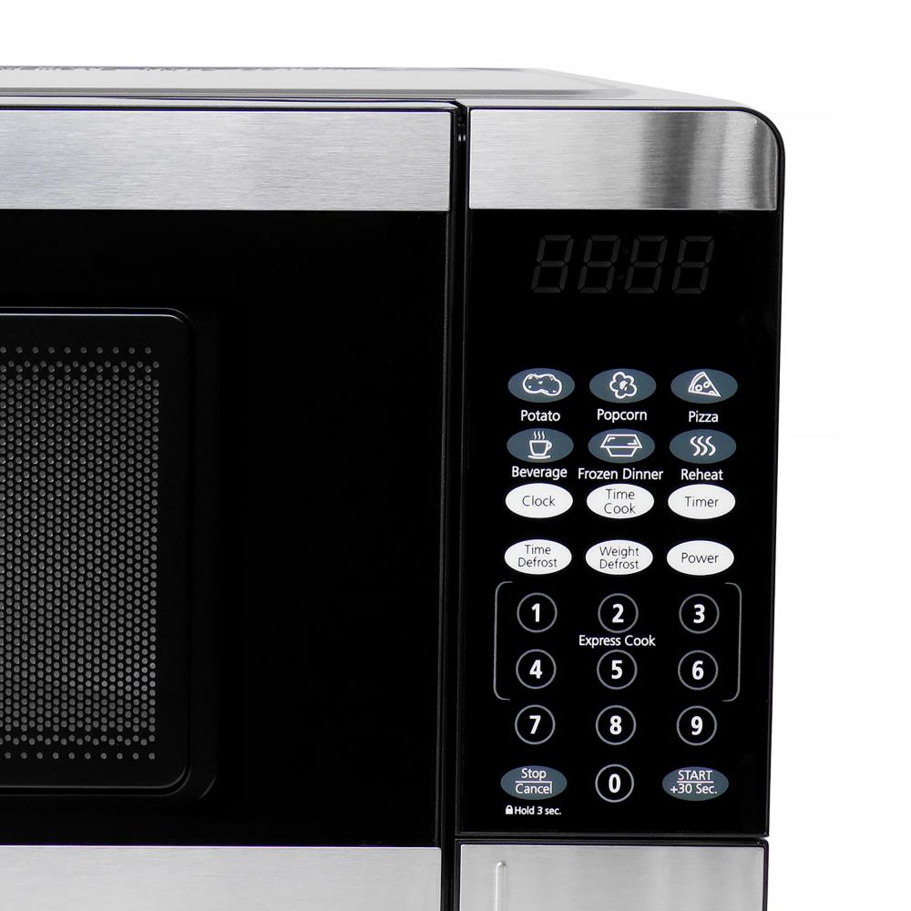 Zest small microwave oven 0.7 cu. ft, stainless steel, 120v cUL