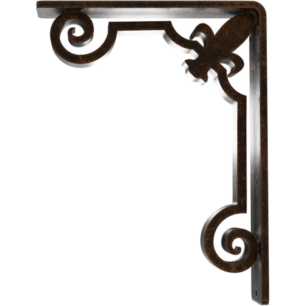 Ekena Millwork BKTM02X05X08TFLABZ Mending-Plates-Brackets-Braces - View #4