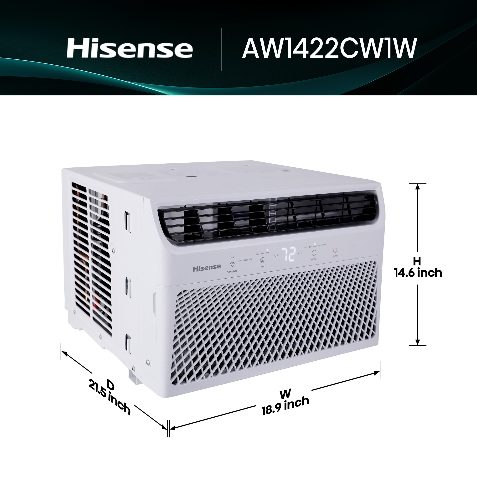 Hisense AW1422CW1W Window-Air-Conditioners - View #6