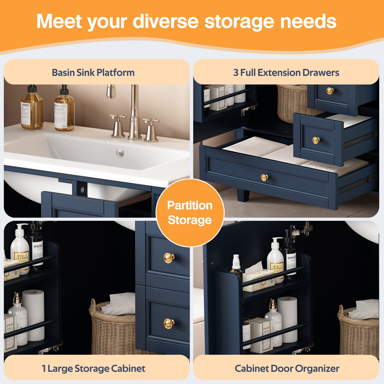 Tatayosi RY-P247499C Bath-Vanity-Combo - View #7