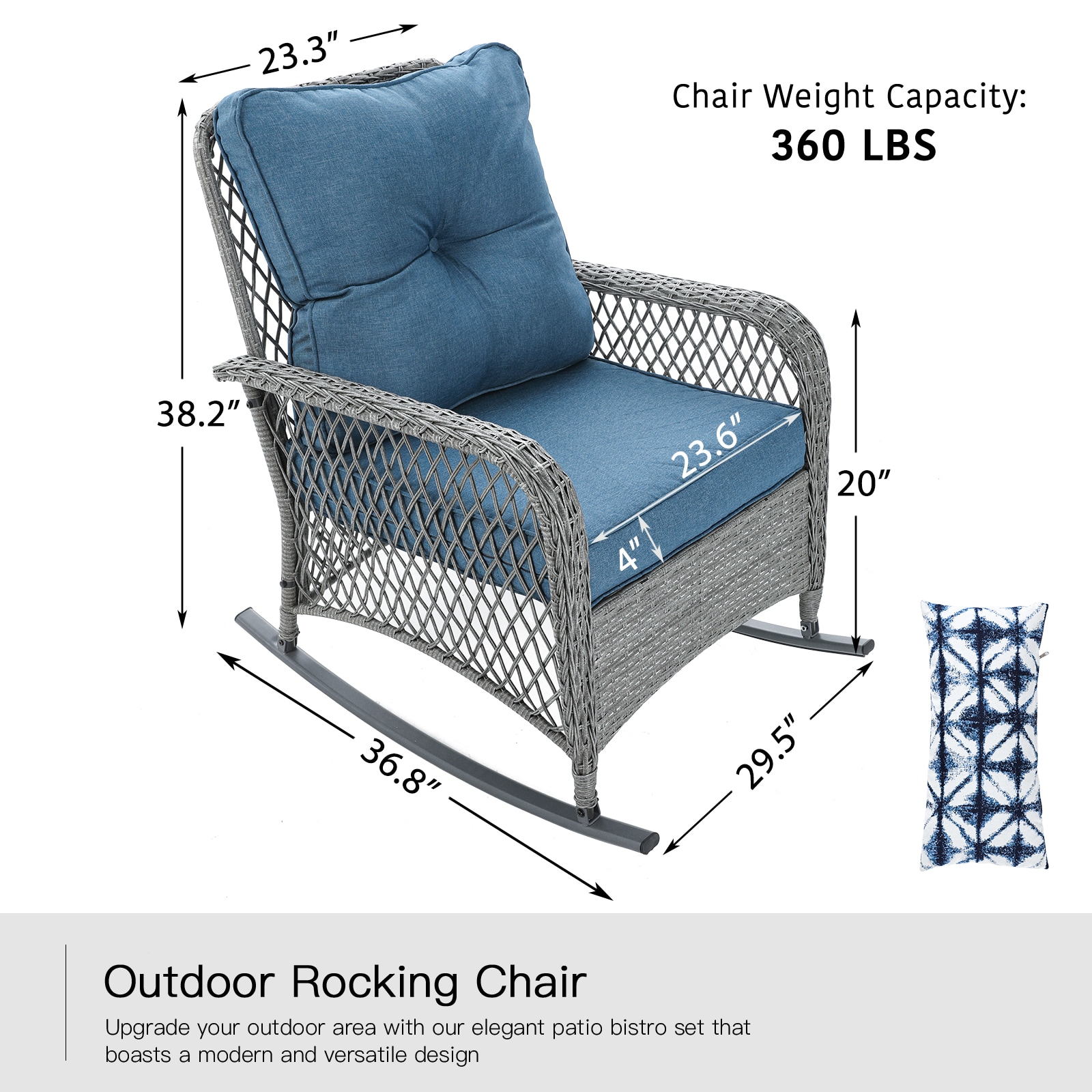 UDPATIO BTYY001HTBL-LW Patio-Chairs - View #2