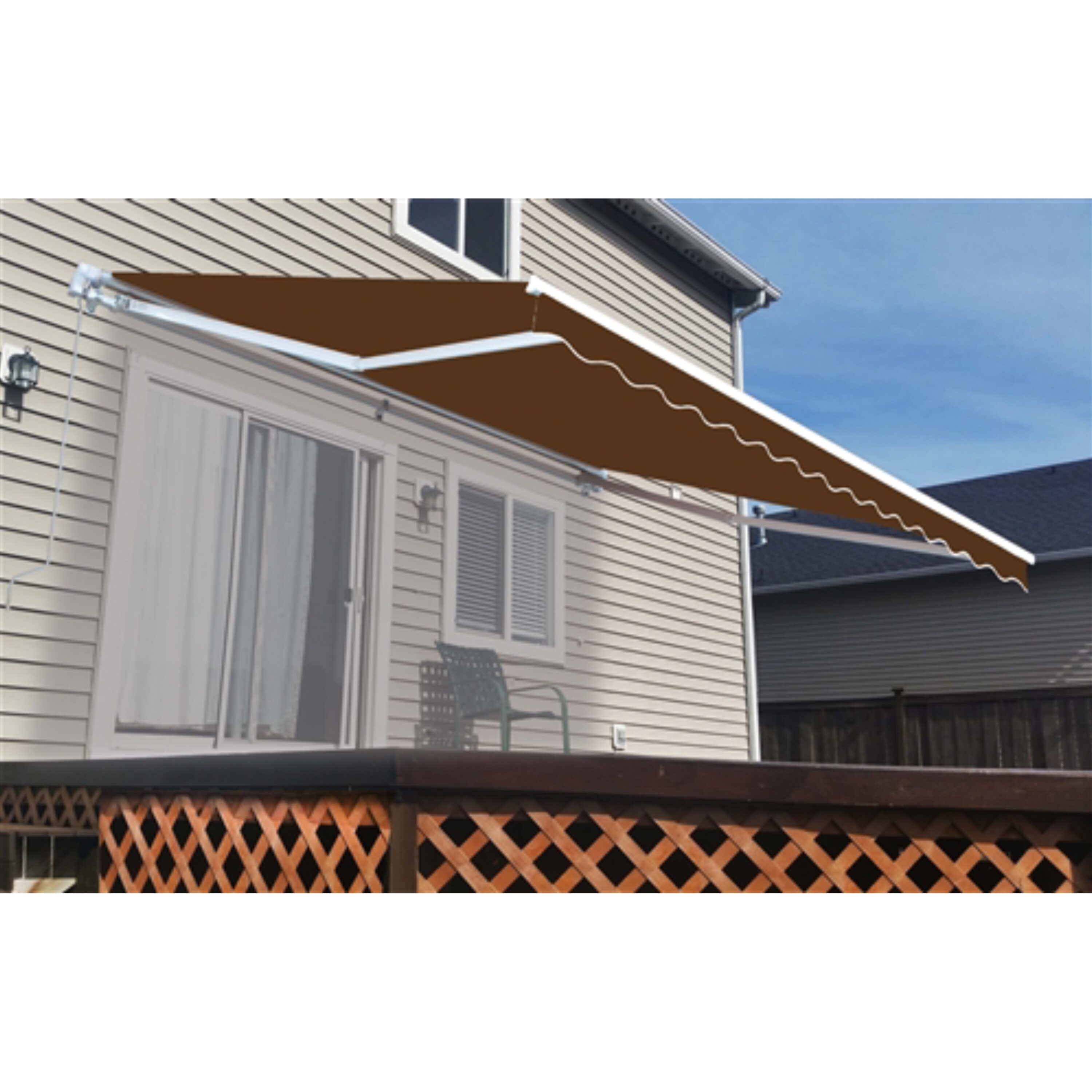 ALEKO AW13X10BROWN36-LO awnings - View #5