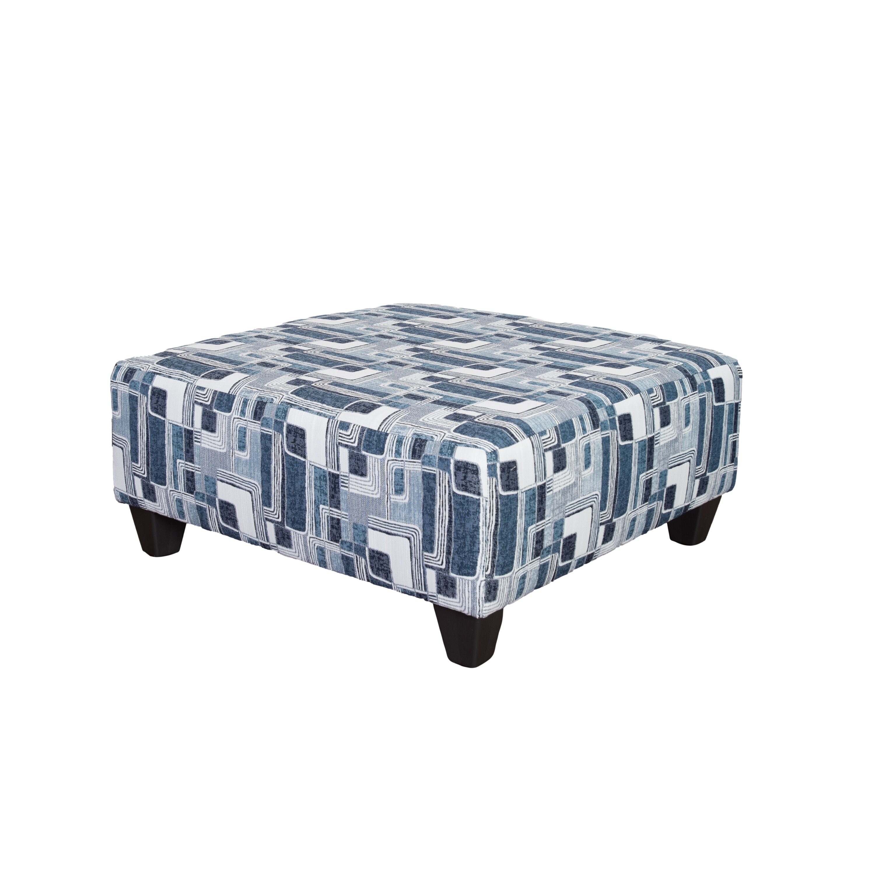 Roundhill Furniture Nexus Casual Grey Ottoman