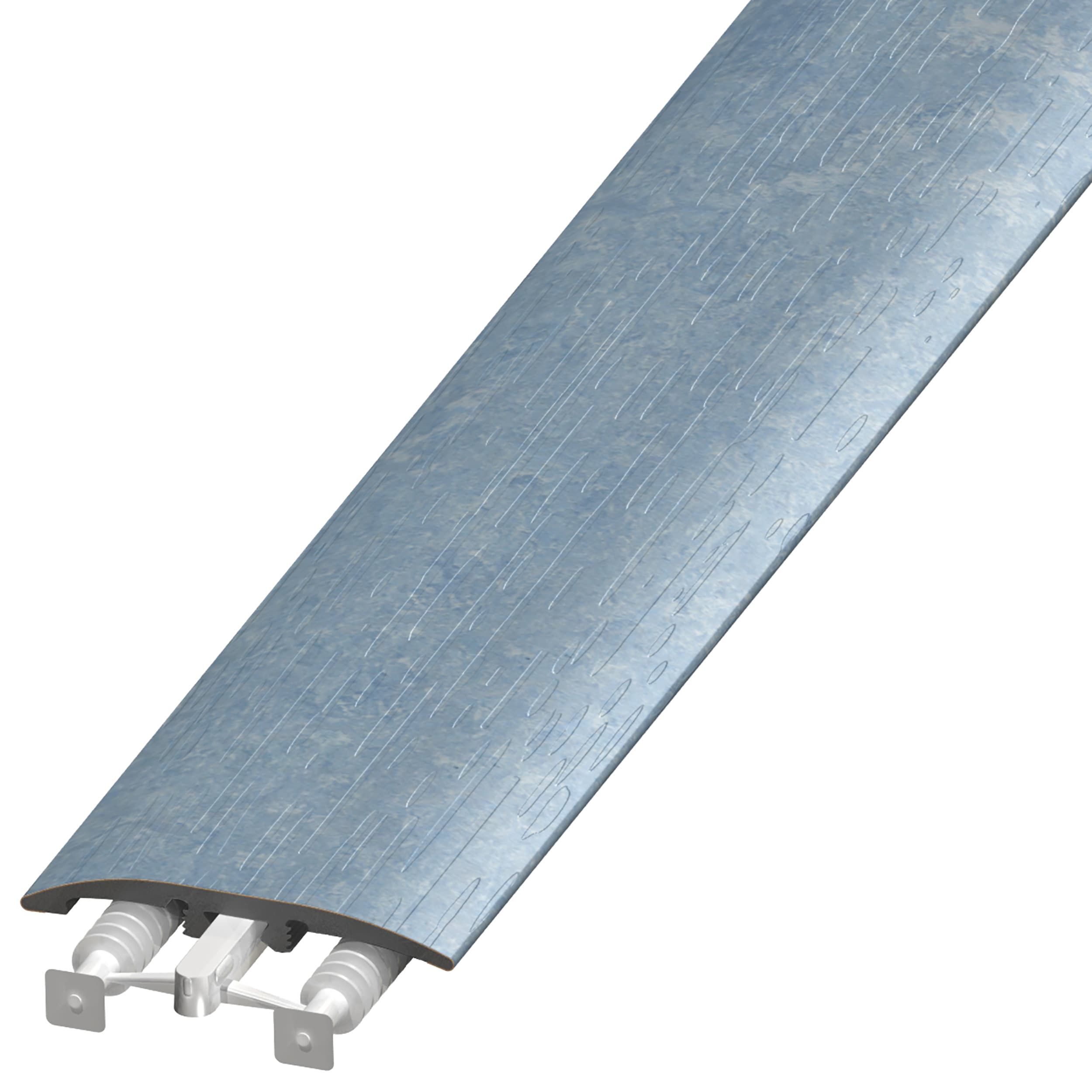 Versatrim SLT-106929-P32 Marmoleum Marmoleum in color Blue Heaven 0.25-in T x 2-in W x 94-in L PVC 3-in-1 T-moulding/Reducer/Endcap