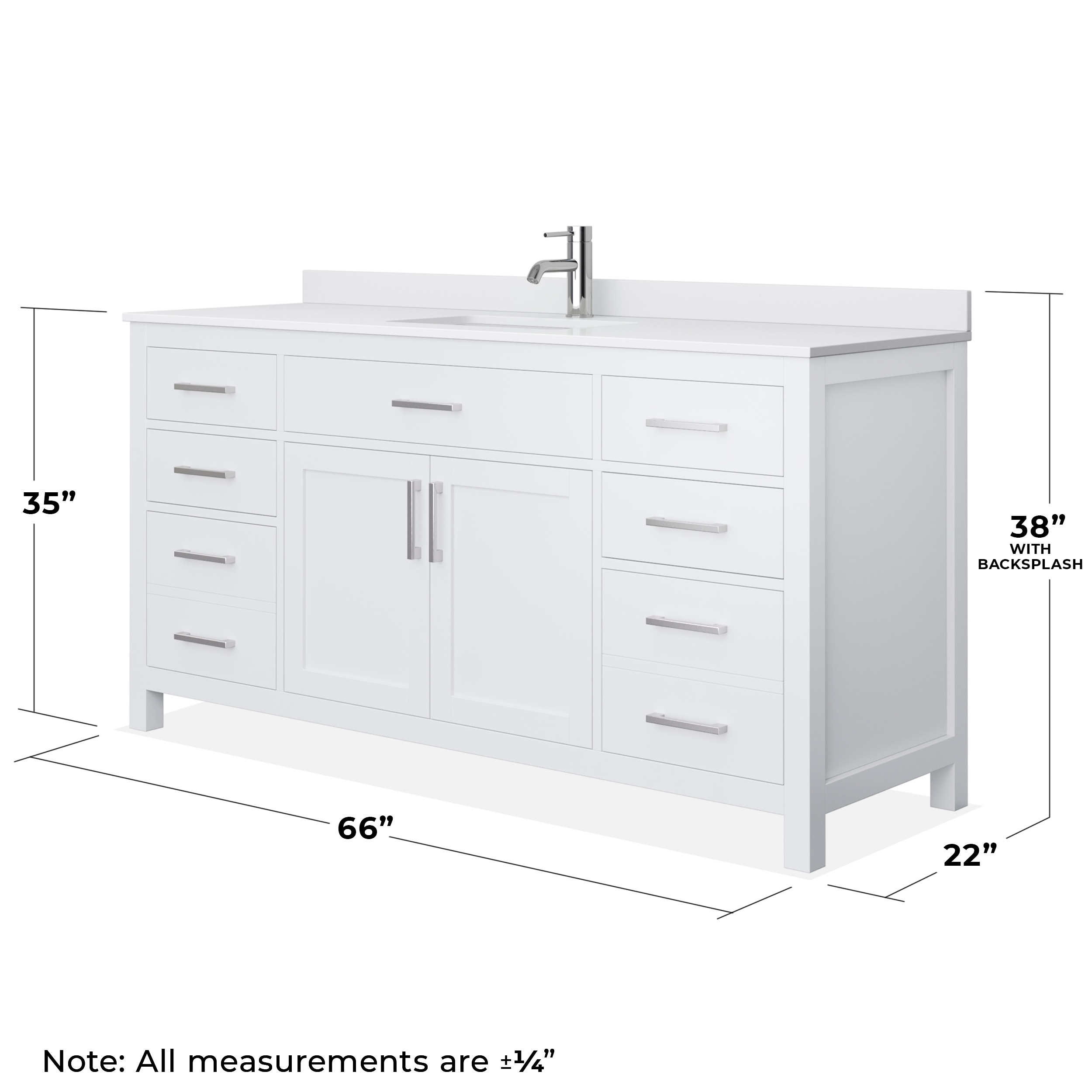 Wyndham Collection WCG242466SWHWCUNSMXX Bath-Vanity-Combo - View #5