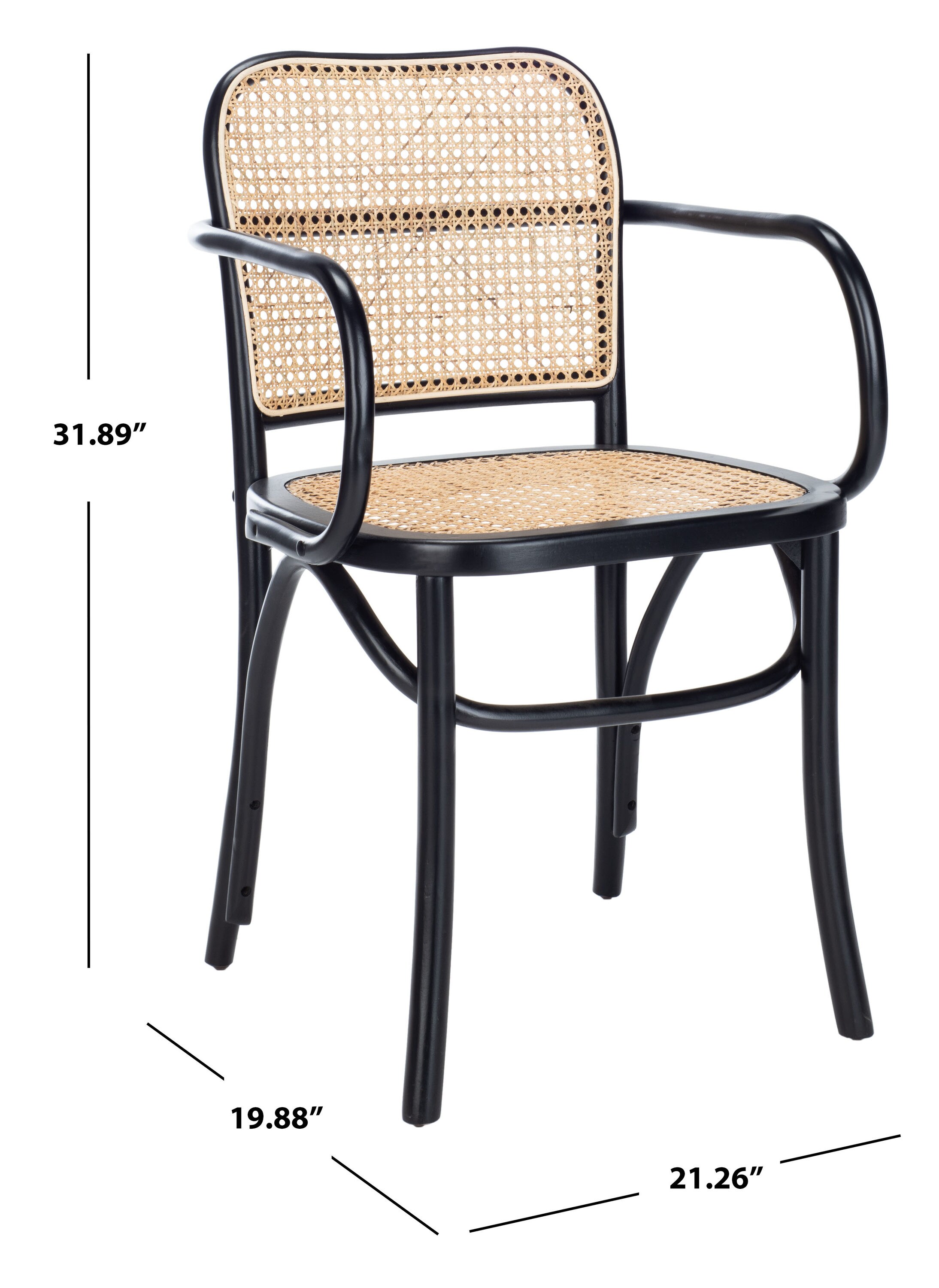 Safavieh Keiko Coastal Side Chair (Wood Frame) at Lowes.com