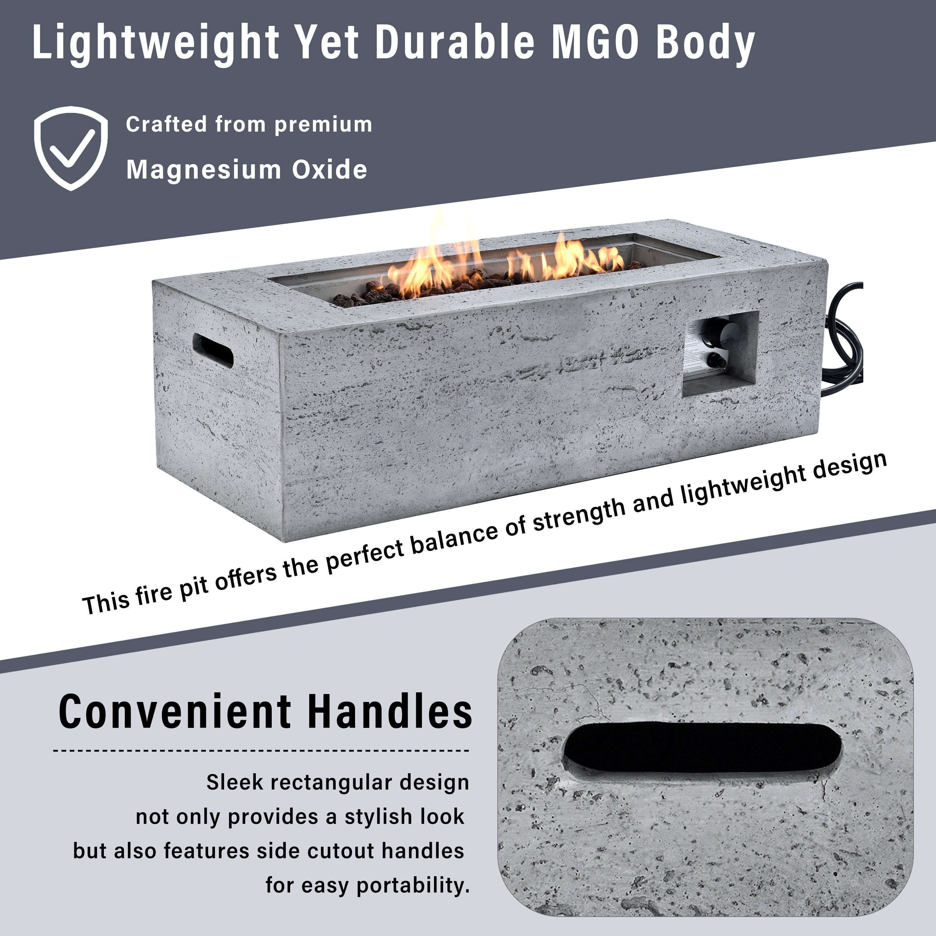Cuschoice LWH-1-CAL Outdoor-Gas-Firepits - View #5