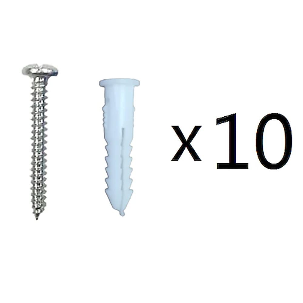 Project Source 21-9561 25-lb 3/16-in x 1-1/4-in Drywall Anchors with Screws Included 10 -Pack