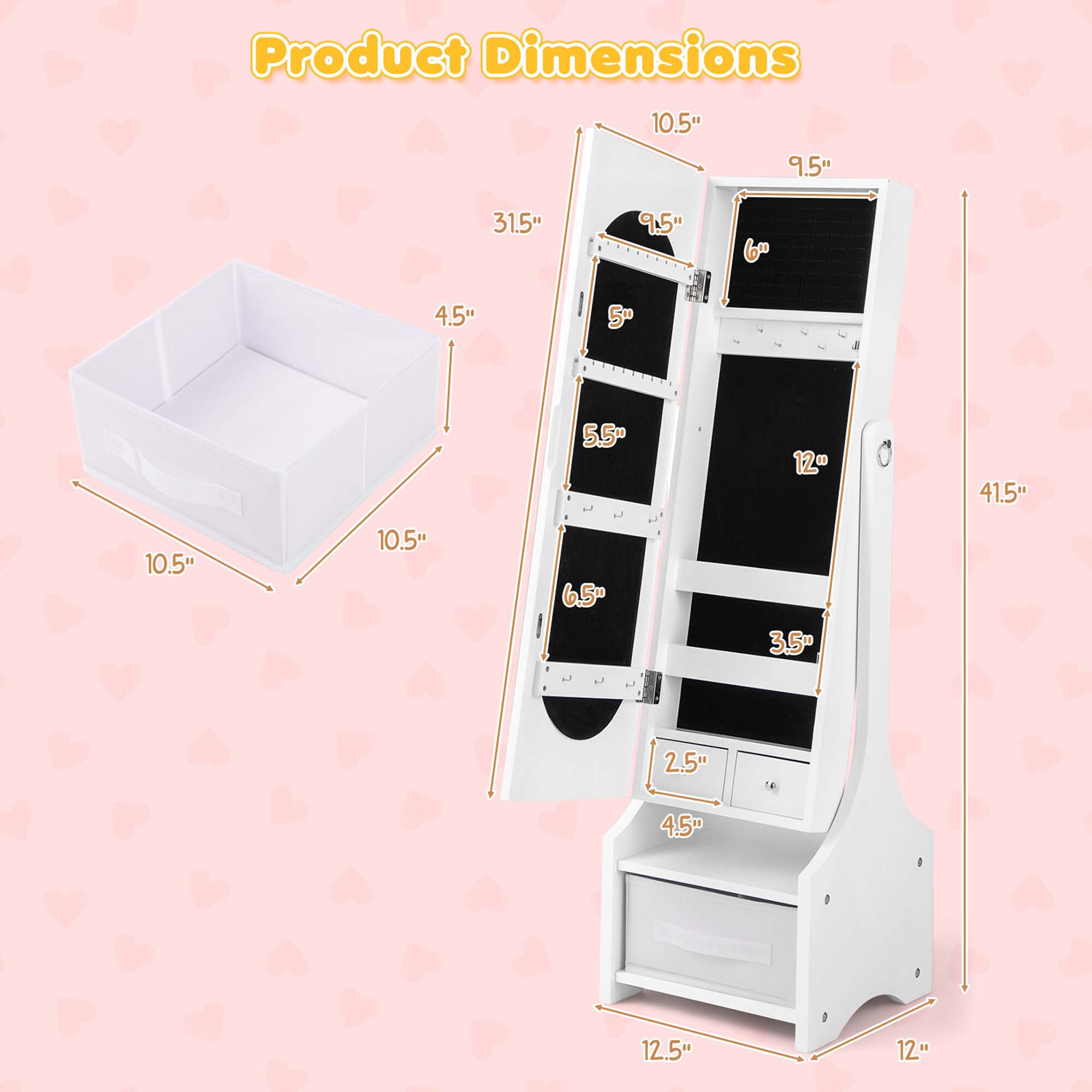 Costway HCST04552 Bedroom-Vanities - View #2