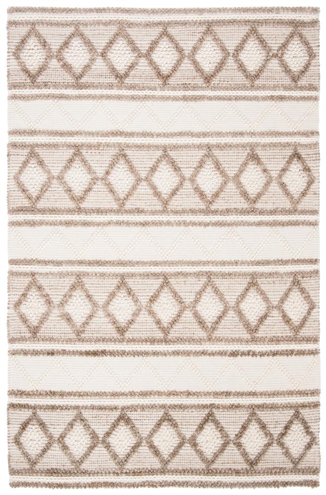 Safavieh NF866B-4 Natural Fiber Gerald 4 x 6 (ft) Loomed Synthetic Taupe/Ivory Rectangular Indoor Abstract Area rug