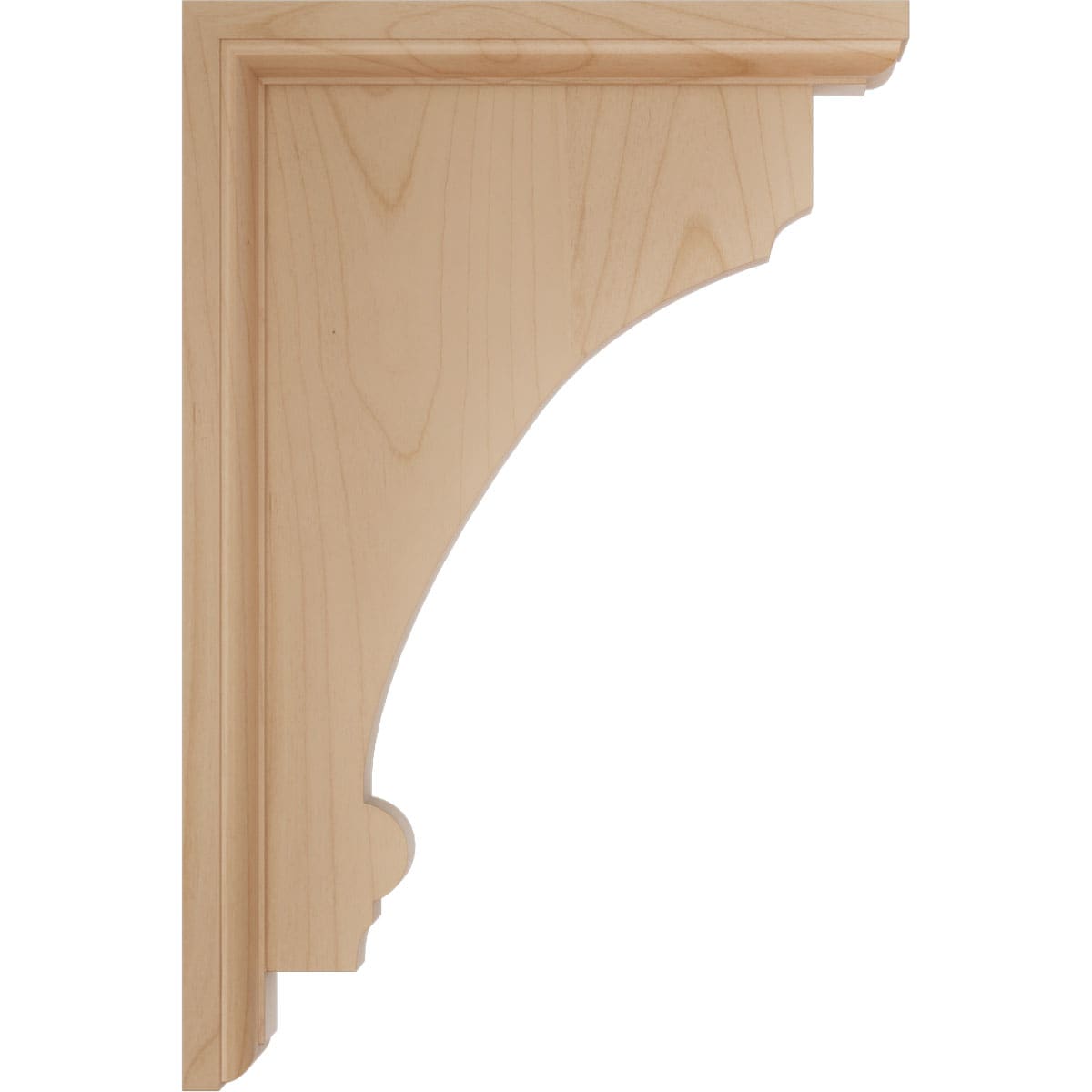 Ekena Millwork BKTW02X08X12TMAL Exterior-Brackets-Braces - View #3