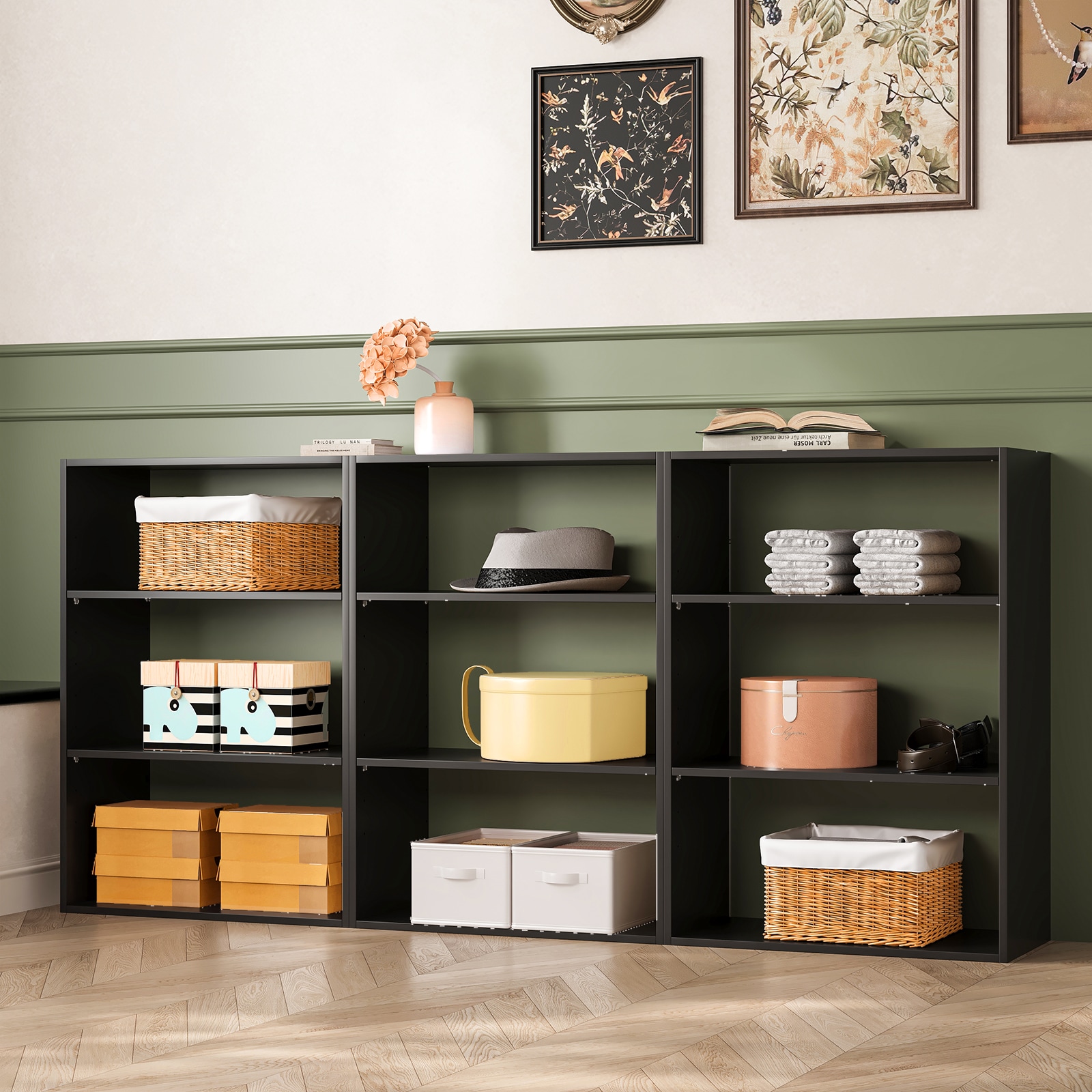 LOVMOR SF-Y-YMG04-26-B Wood-Closet-Shelves - View #4