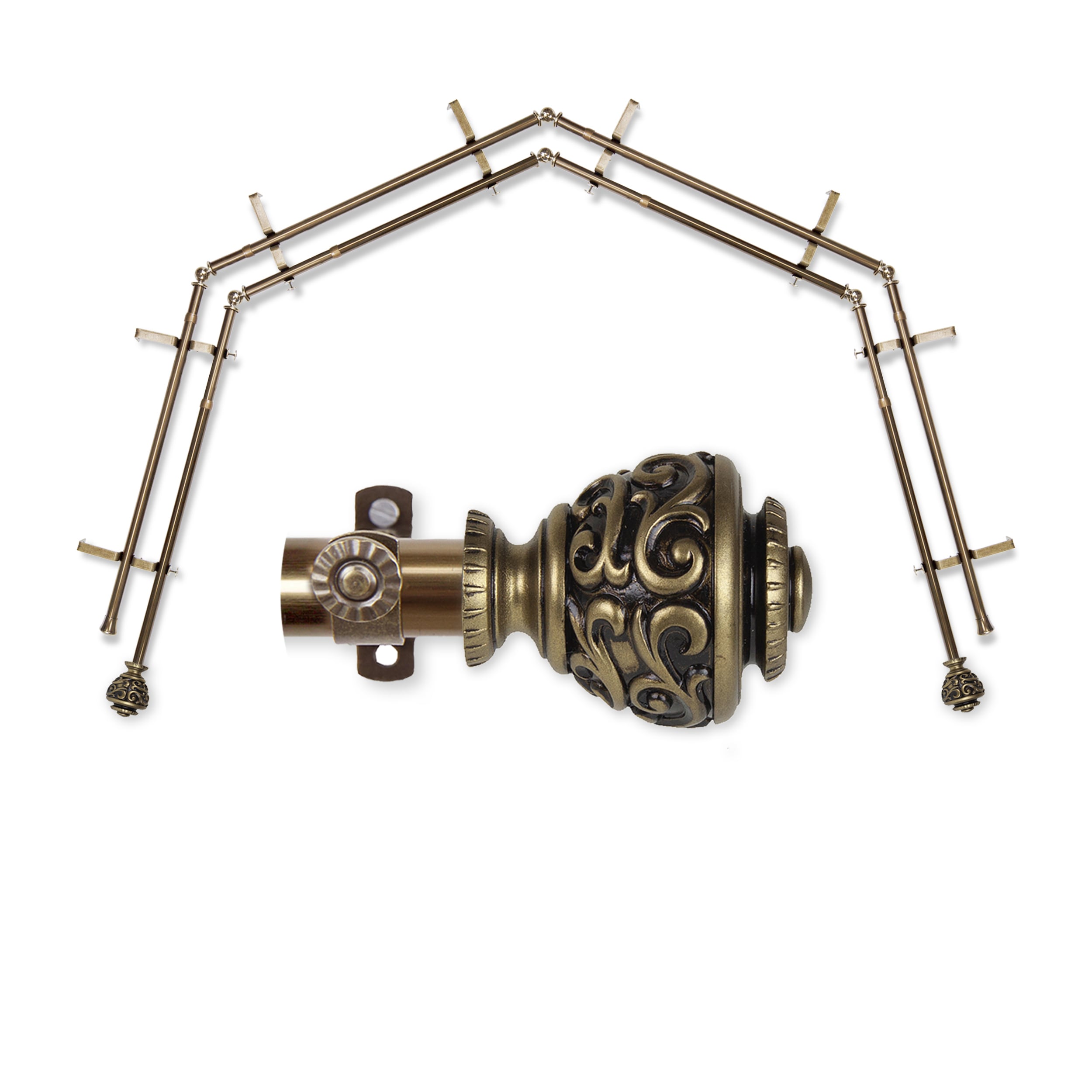 Hart & Harlow L-4BAY-89-4D Curtain-Rods - View #2