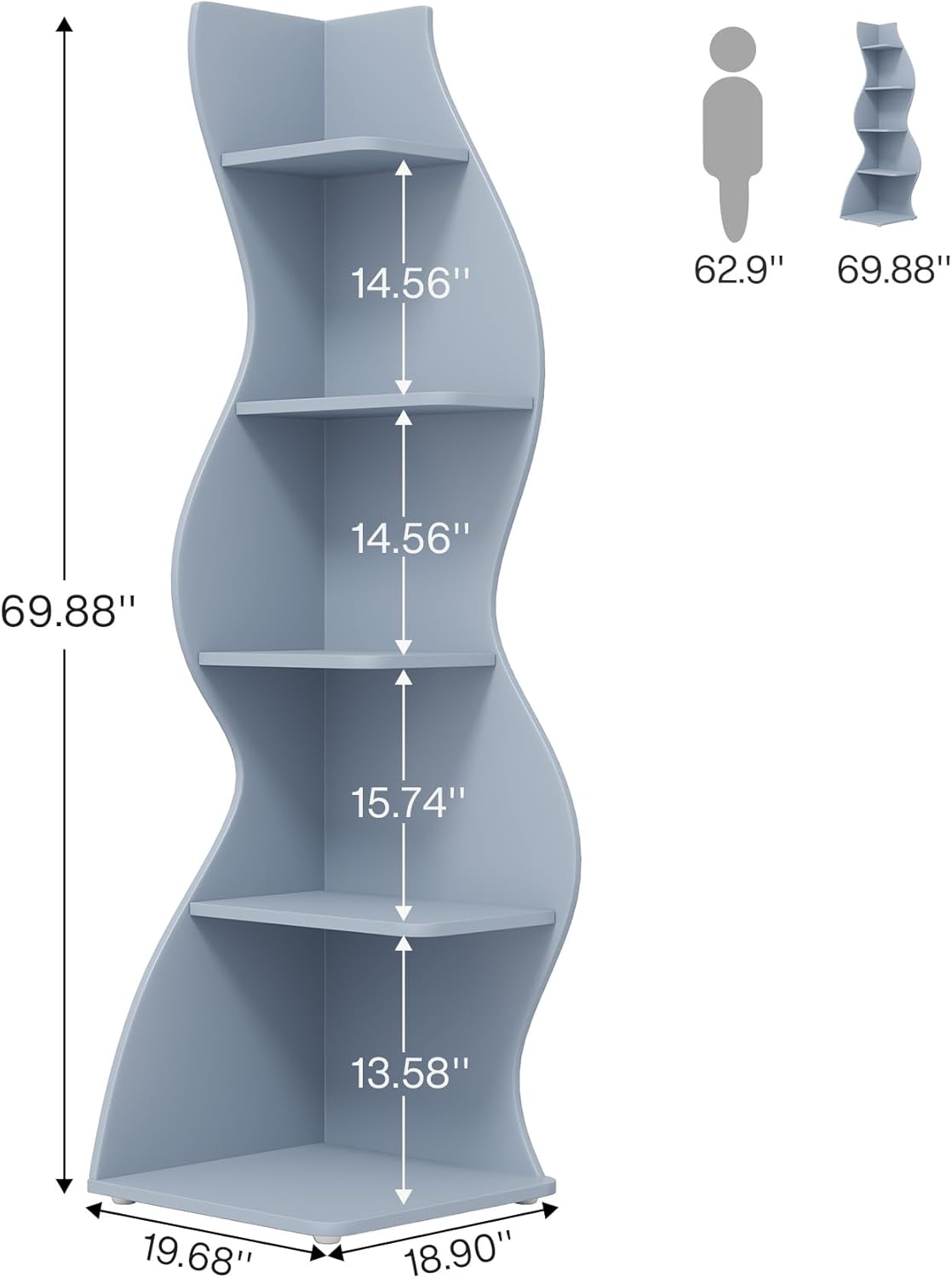 Damerin ZQ-DS-F21 Free-Standing-Shelving - View #4