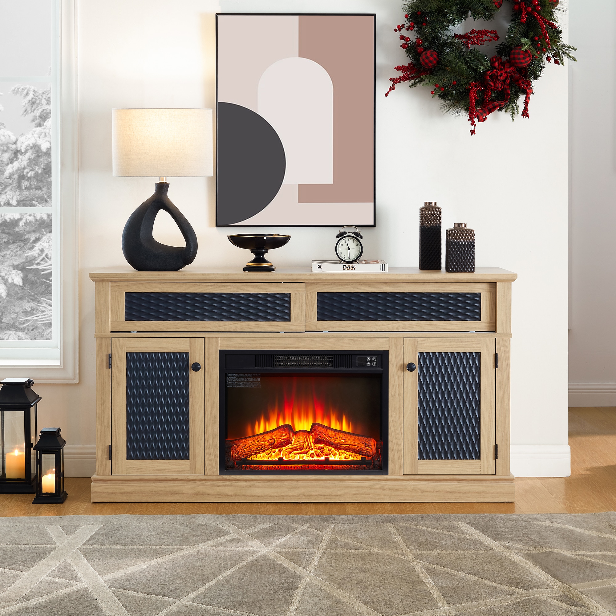 Bybafun YC1600081 Electric-Fireplaces - View #3