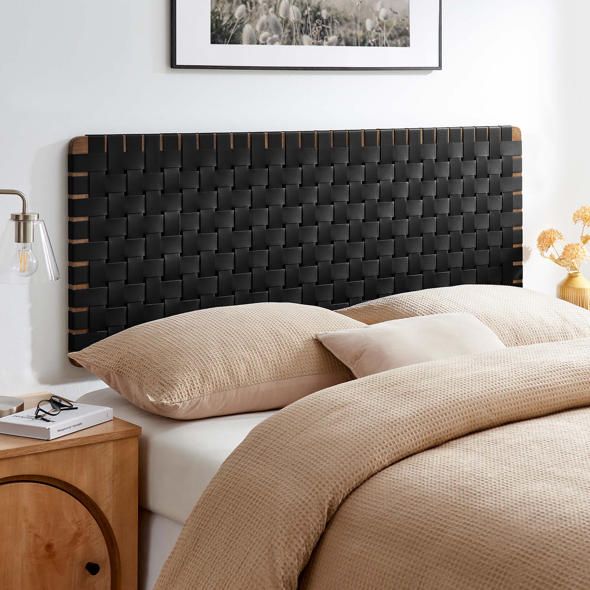 Modway MOD-7124-WAL-BLK Upholstered-Headboards - View #7