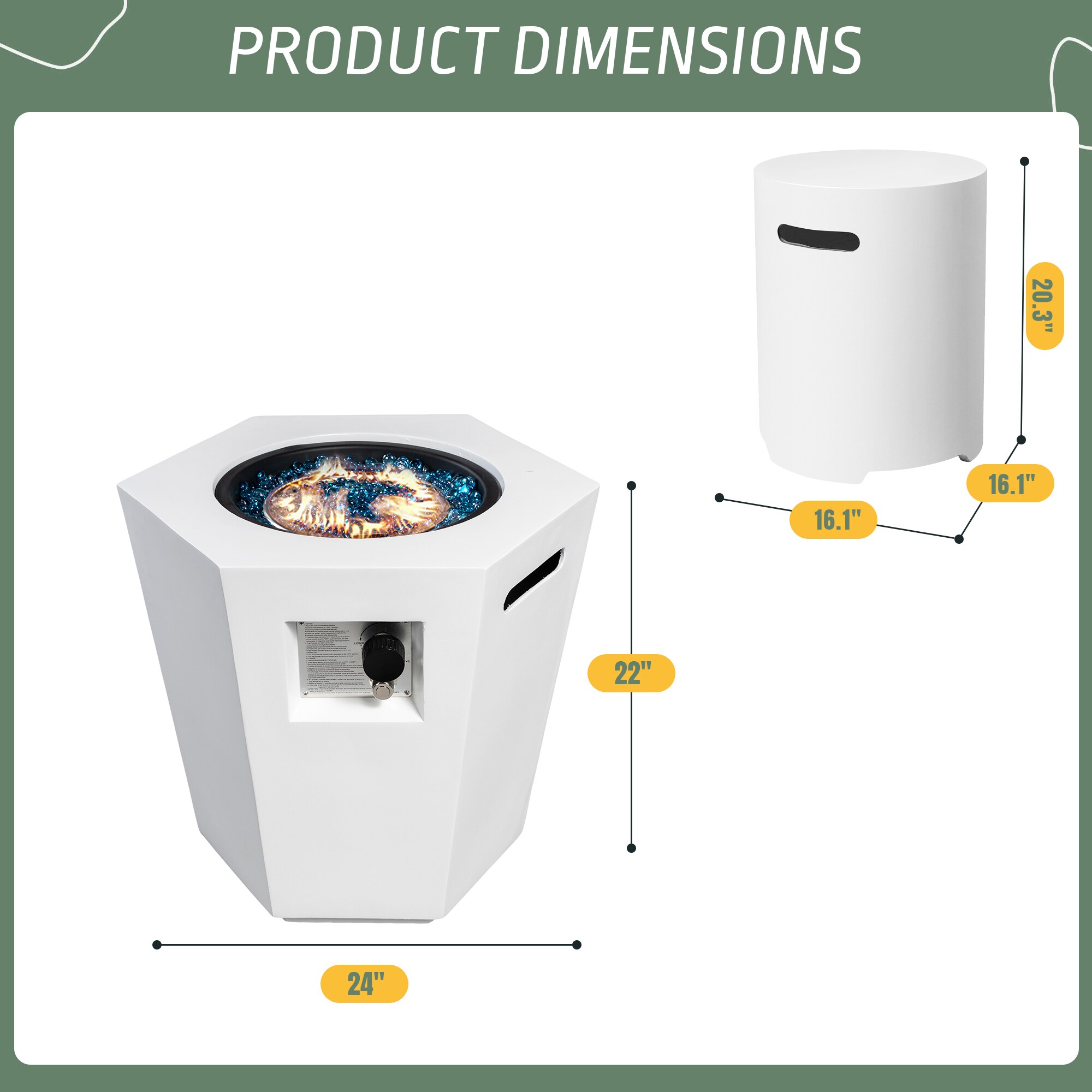 UPHA 24SMS-6BX-MBF Outdoor-Gas-Firepits - View #3