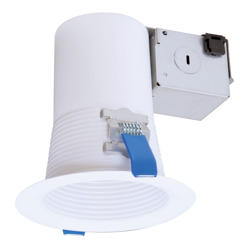 White Aluminum 4-Inch Canless Recessed LED Light