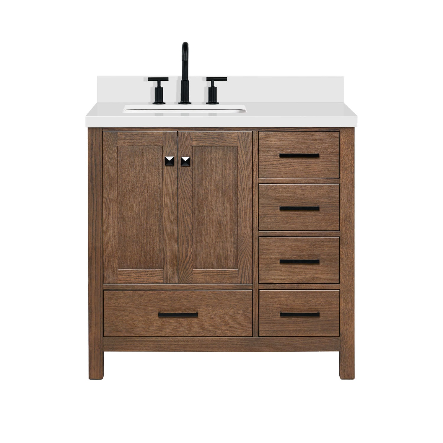 ARIEL A037SLWQRVOBRO Bath-Vanity-Combo - View #2