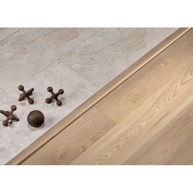 Shaw Toffee Elm 1.71-in x 94.49-in Vinyl Floor T-Moulding Shaw Toffee Elm 1.71-in x 94.49-in Vinyl Floor T-Moulding