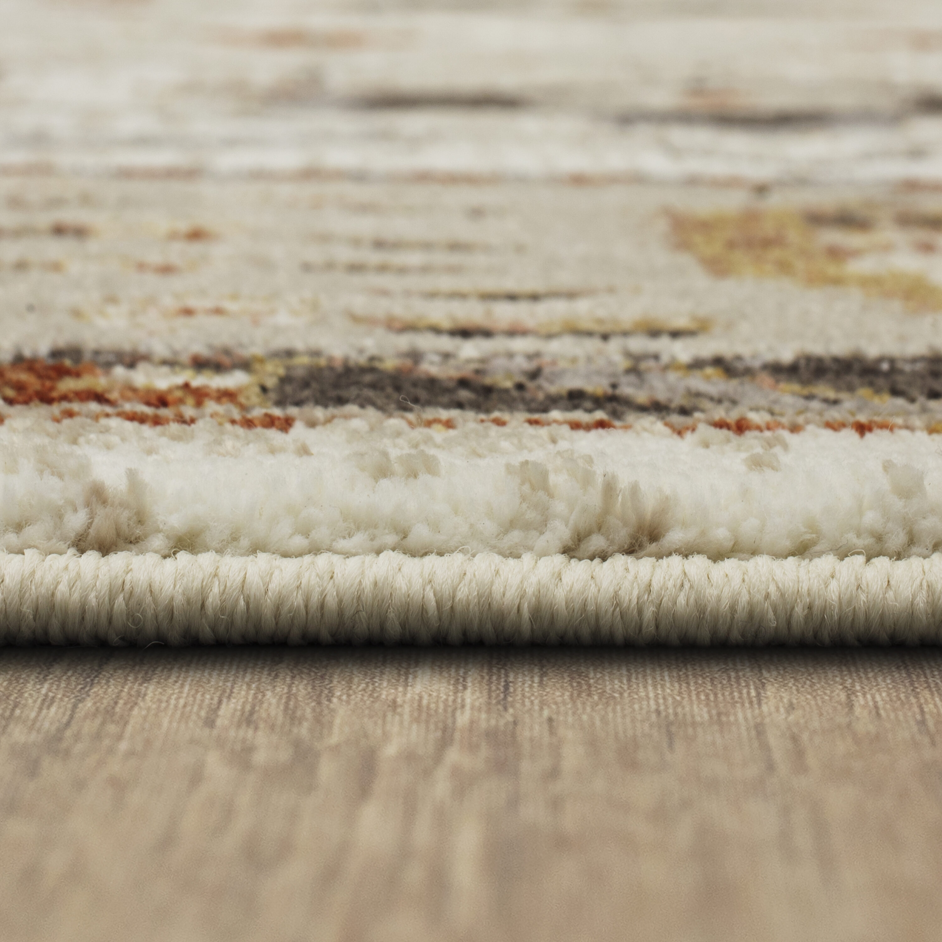 Gray Reversible Synthetic 9' x 12' Rectangular Area Rug