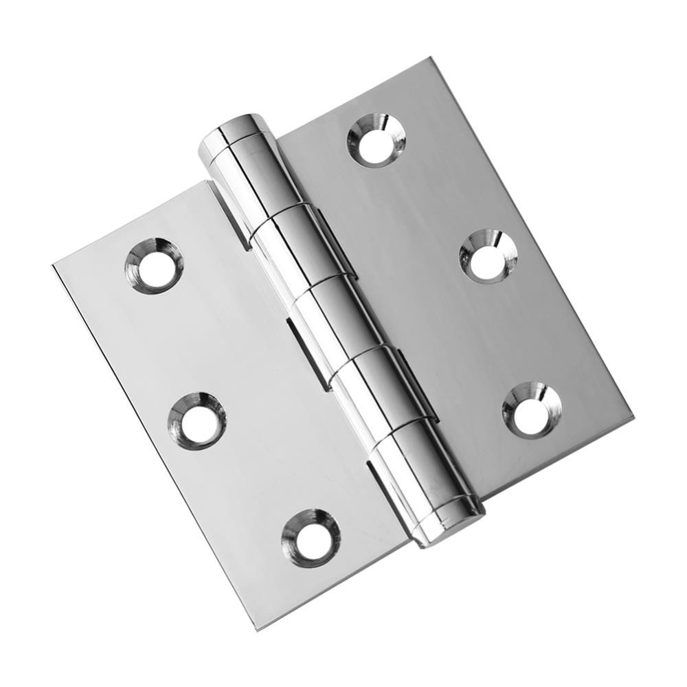 EMBASSY 3030US26F-1 3-in H Square Polished Chrome (US26) Mortise Interior/Exterior Door Hinge