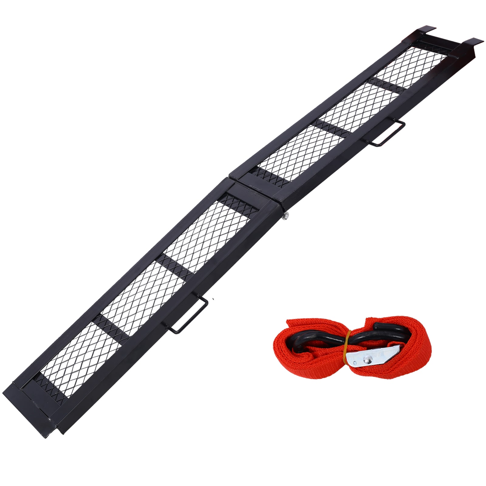 Kahomvis GH-QP214-377 0.9-ft x 6.9-ft 800-lb Capacity Folding Loading Ramp