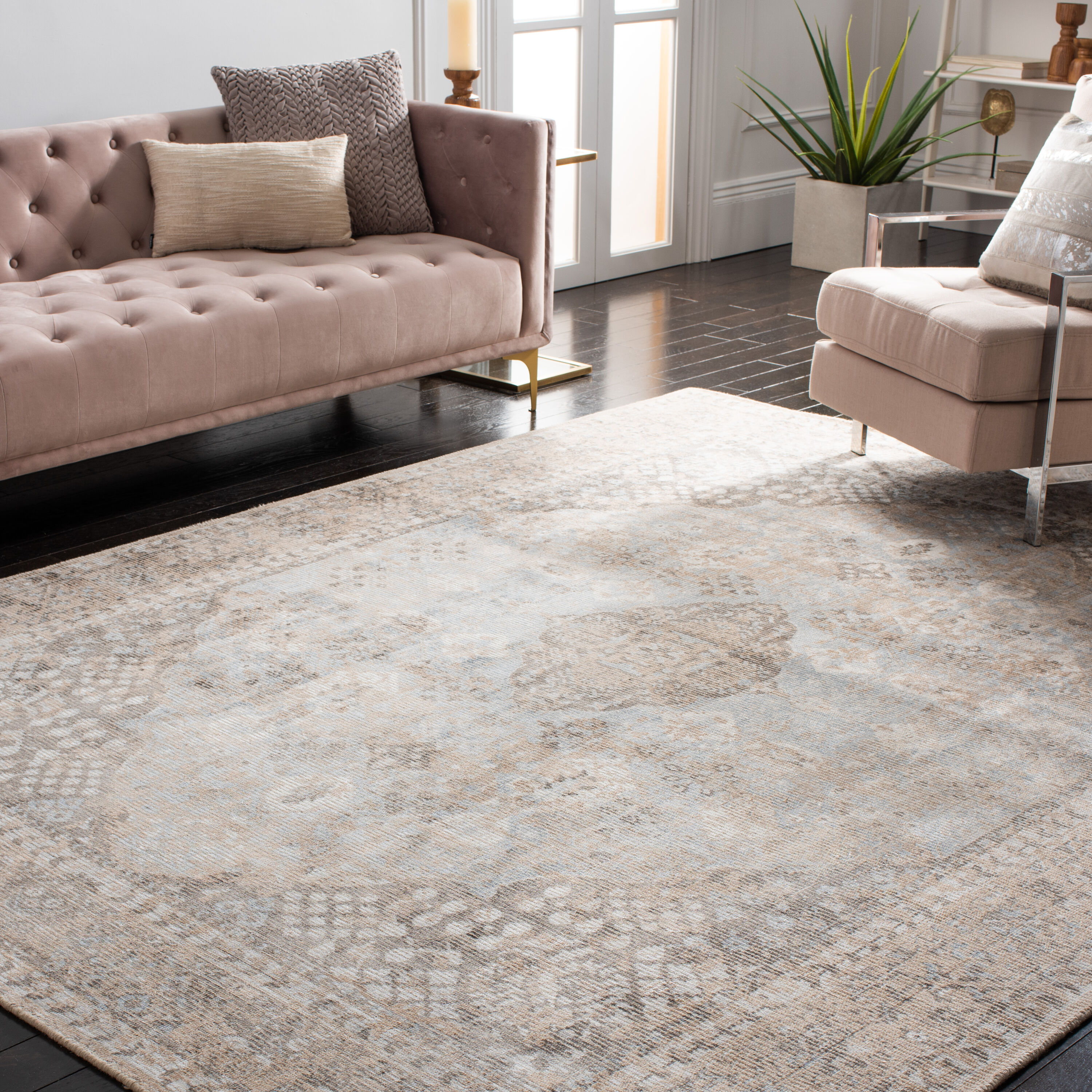 Safavieh RVT703B-8 Restoration Vintage 703B Beige Sand Traditional Large Rectangle 8ft x 10ft Rug
