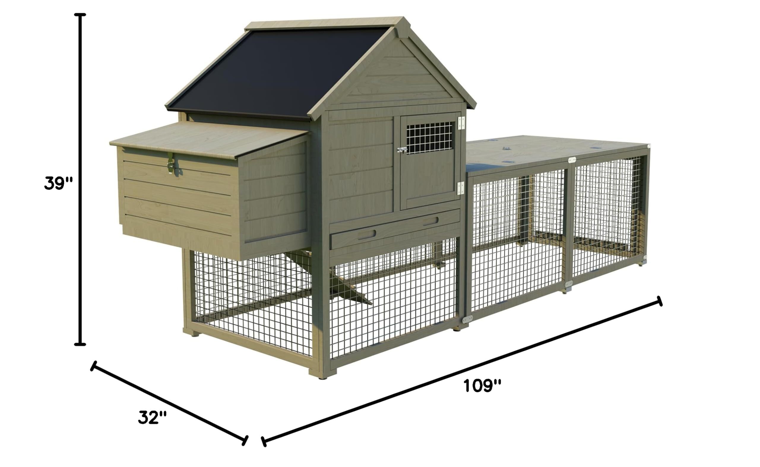 Encore Beets NOVA-I8ZDBA7K4R Chicken-Coops-Rabbit-Hutches - View #2