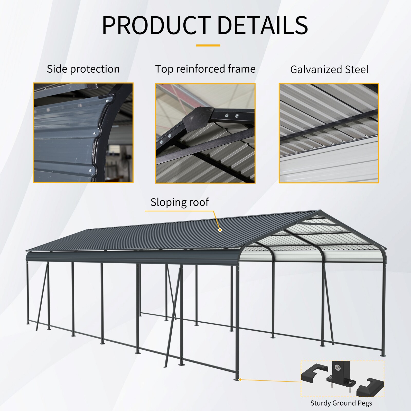 Dimakai DI-WWCS0603P Carport-Covers - View #5