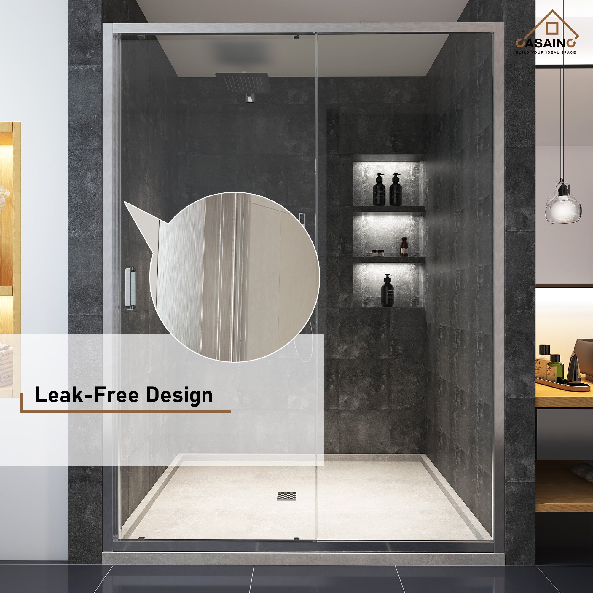CASAINC BP04P4-6072CB Shower-Doors - View #7