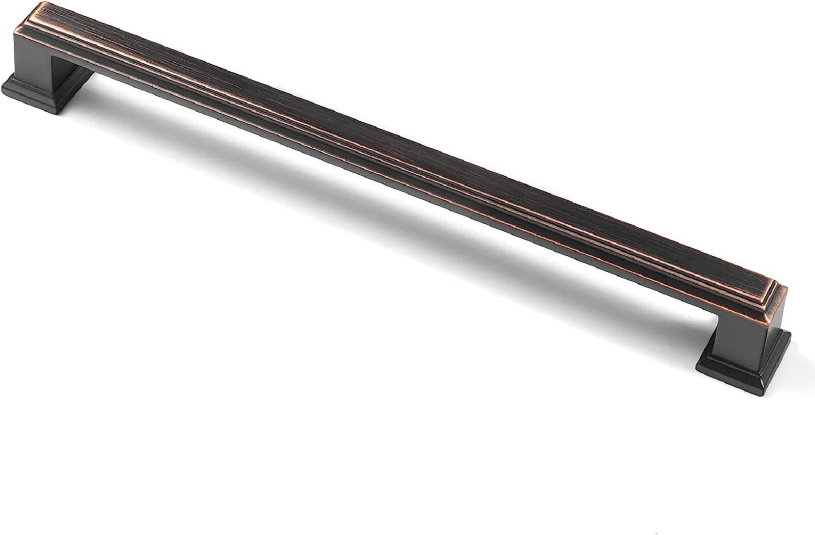Miaokesen 002ORB-192 7-9/16-in , 192mm Center to Center Oil Rubbed Bronze Rectangular Handle 6 -Pack