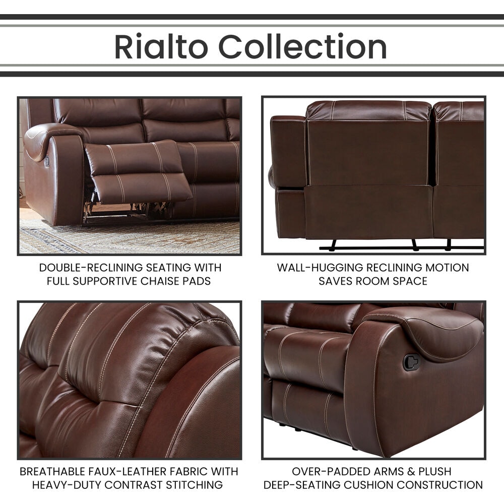 Hanover HUM001LS-BR Sofas-Loveseats - View #3